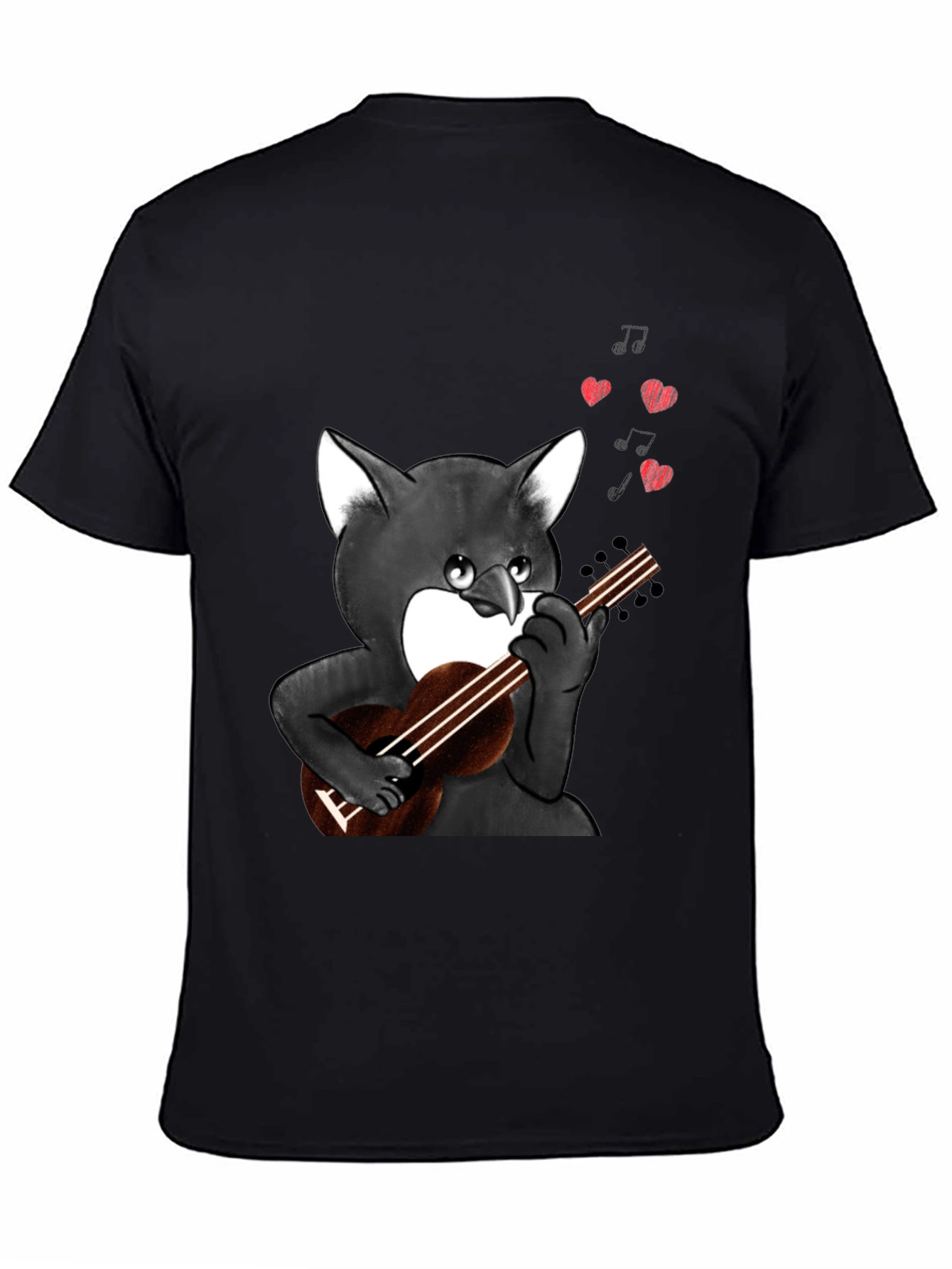 Cat Lover T-Shirt - Ukulele Serenade