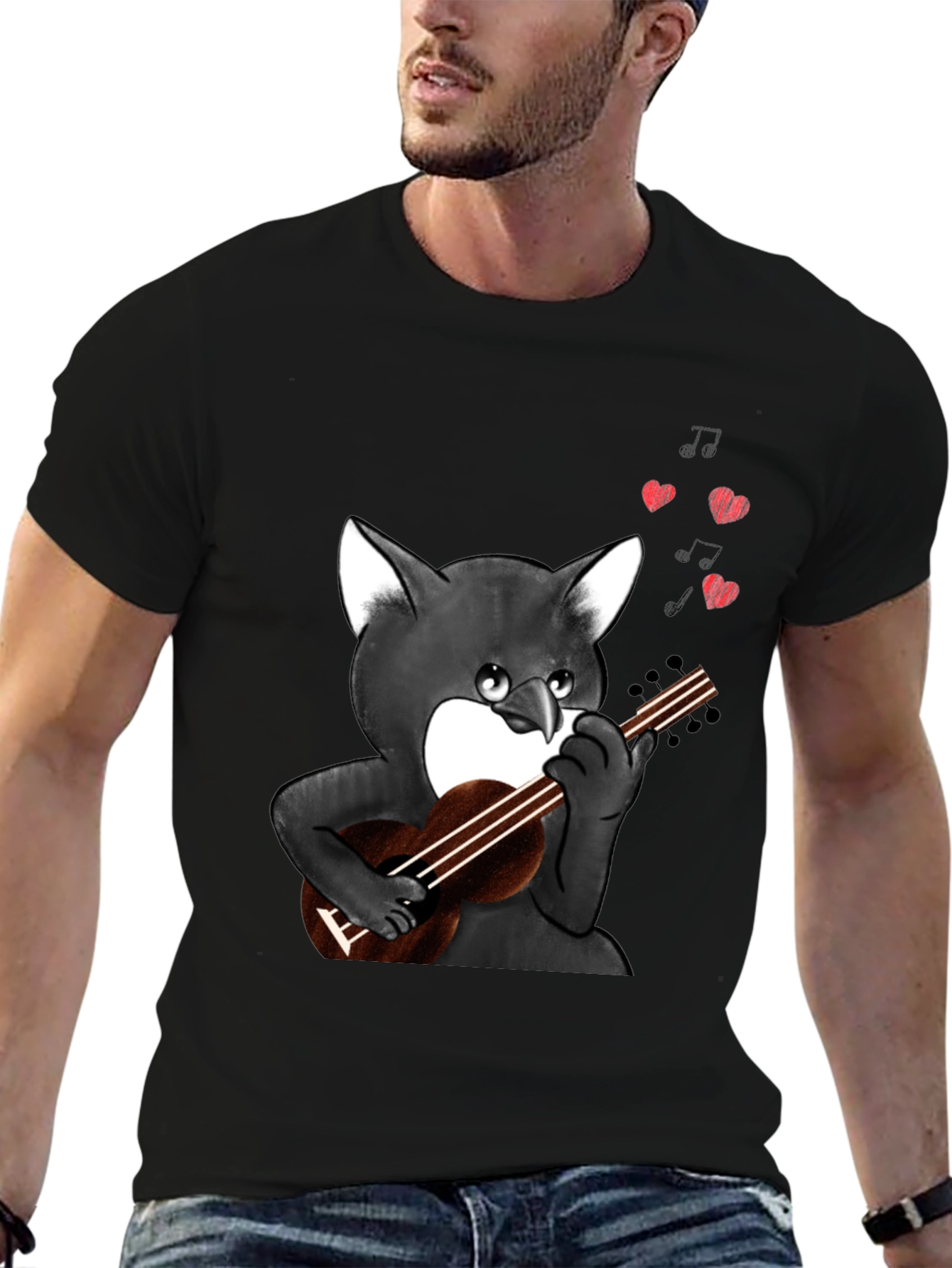 Cat Lover T-Shirt - Ukulele Serenade