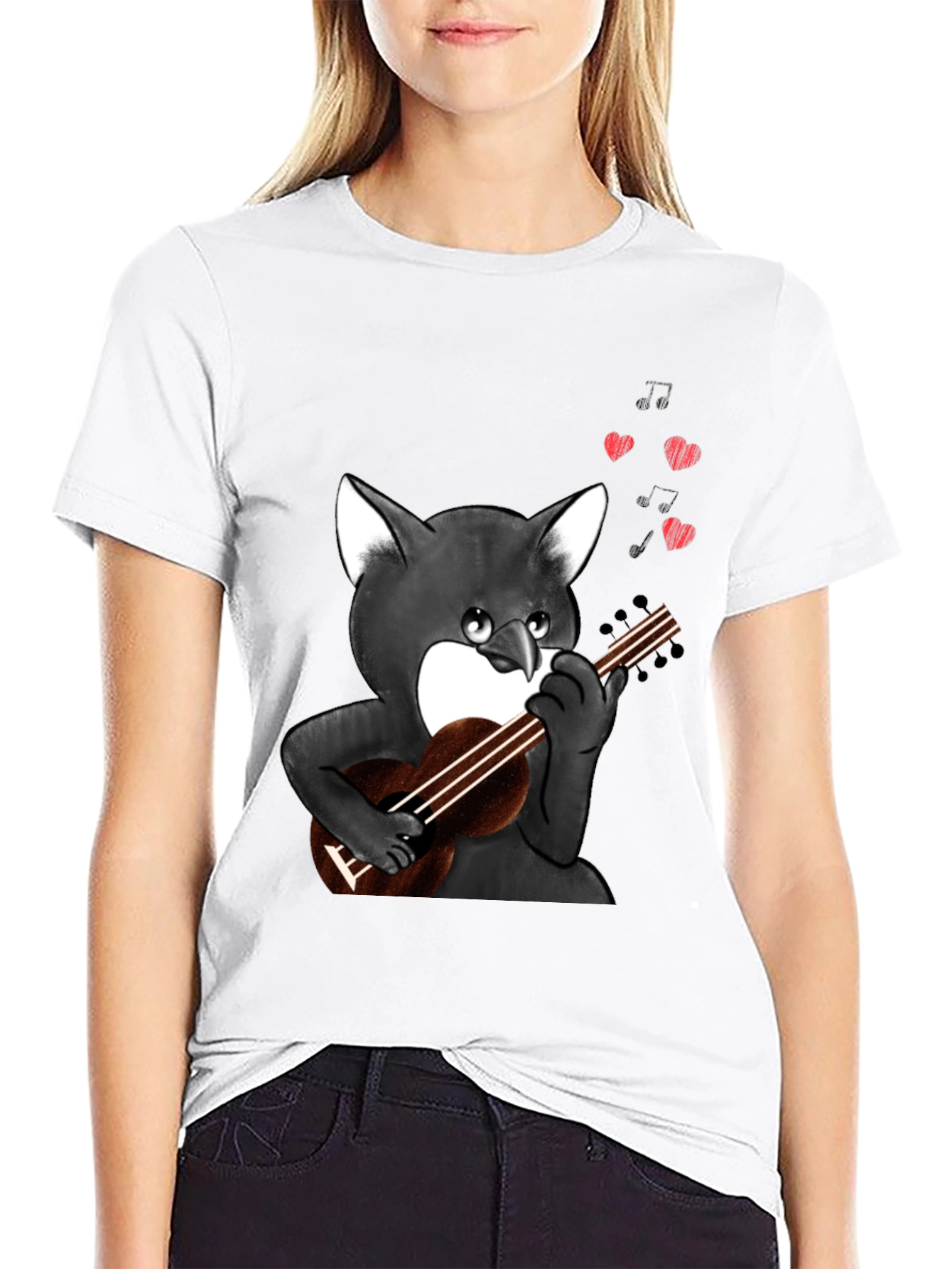 Cat Lover T-Shirt - Ukulele Serenade