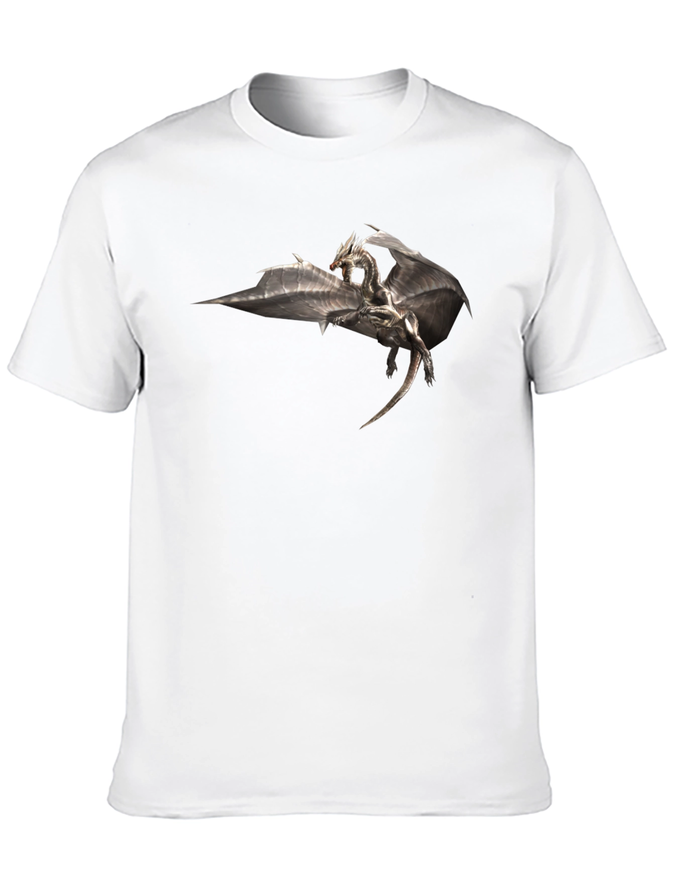 Dragon Graphic Black T-Shirt - Fantasy Tee