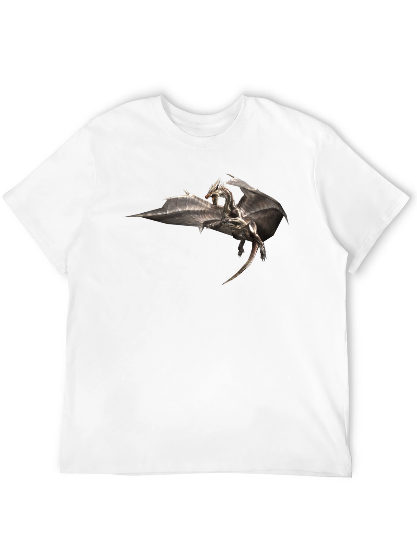 Dragon Graphic Black T-Shirt - Fantasy Tee