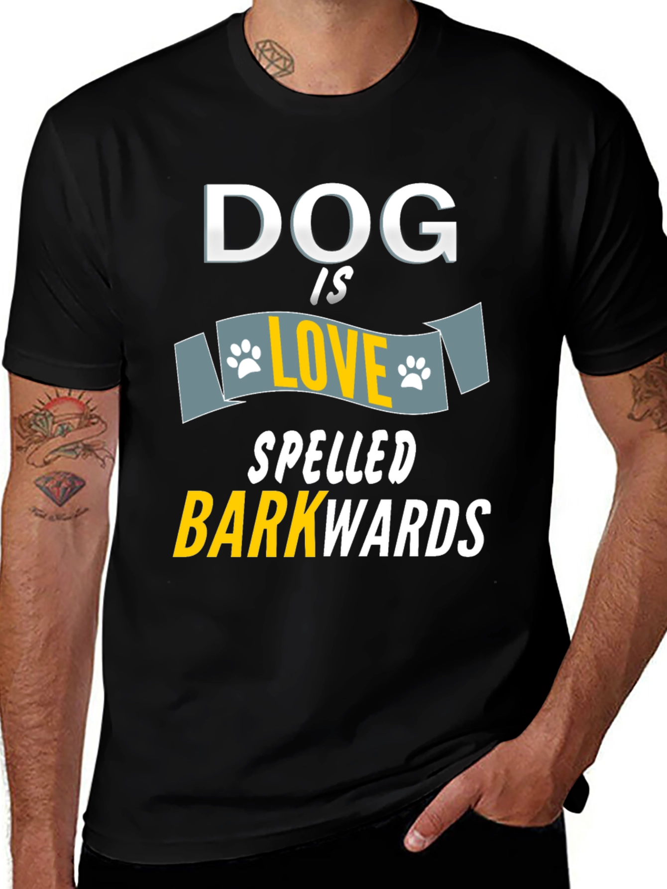 Dog is Love Barkwards T-Shirt