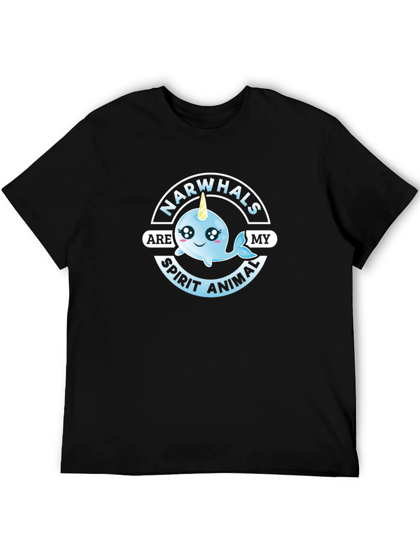Narwhals Are My Spirit Animal Graphic Tee