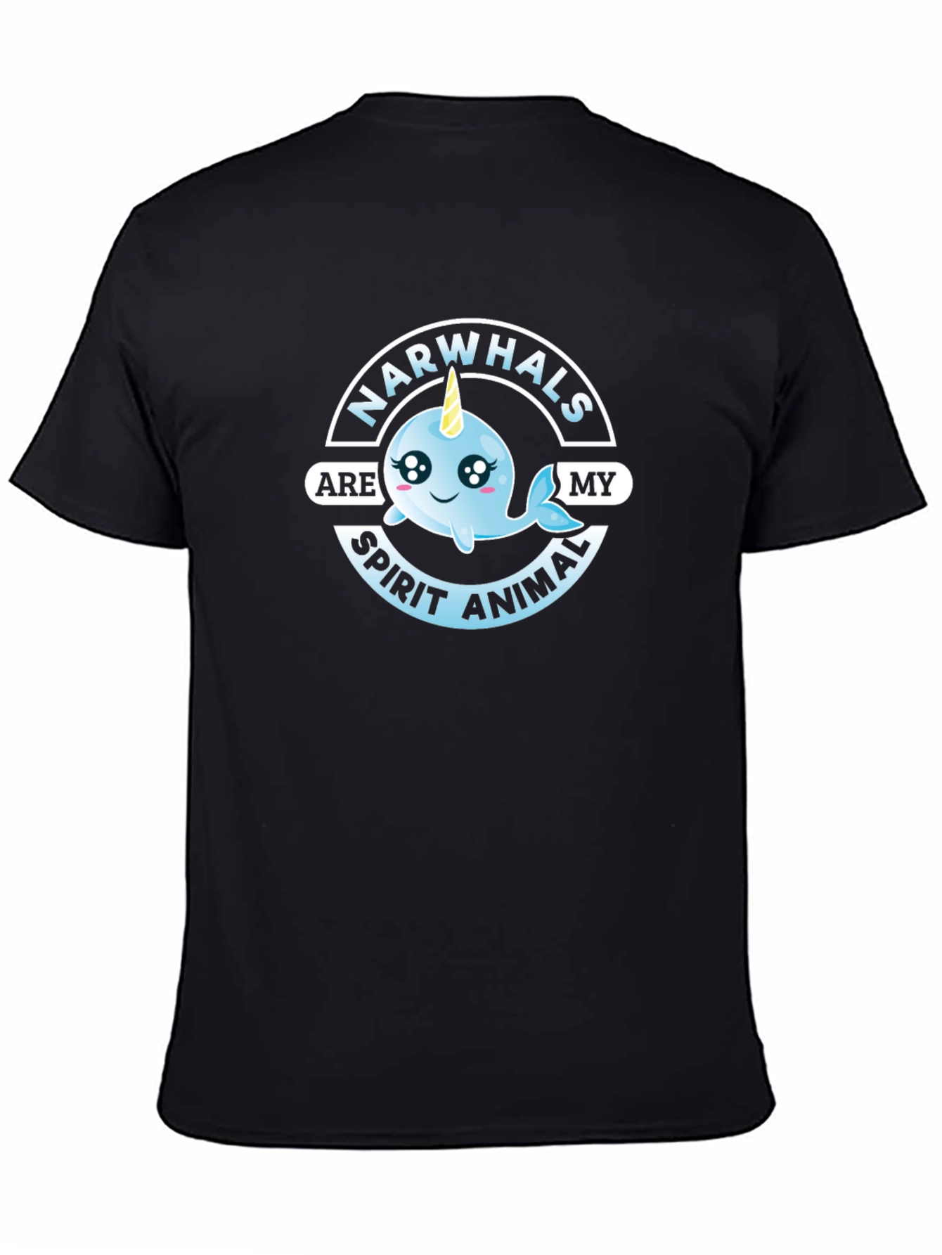 Narwhals Are My Spirit Animal Graphic Tee