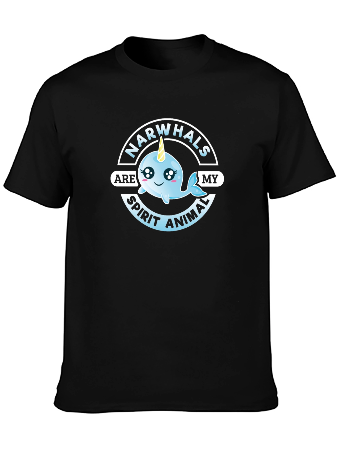 Narwhals Are My Spirit Animal Graphic Tee