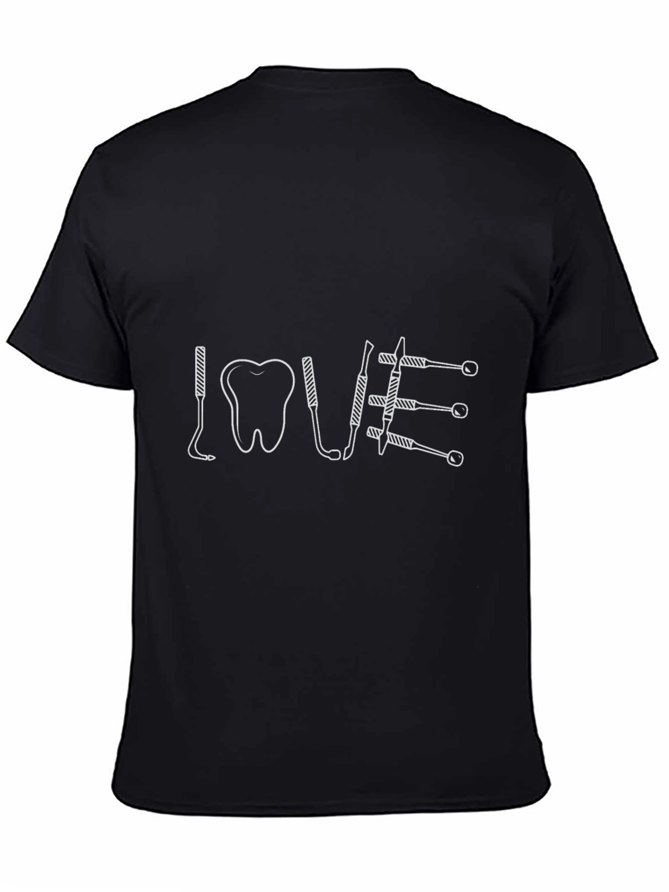 Dentist LOVE Graphic T-Shirt - Black