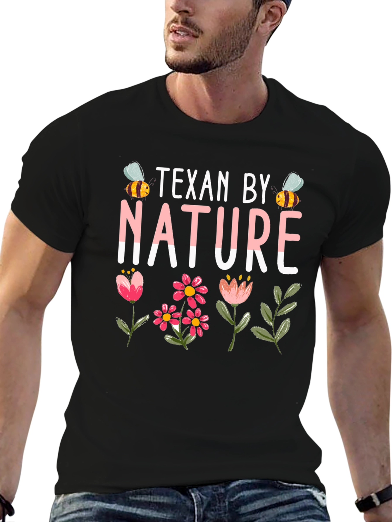Texan By Nature Floral Graphic Tee
