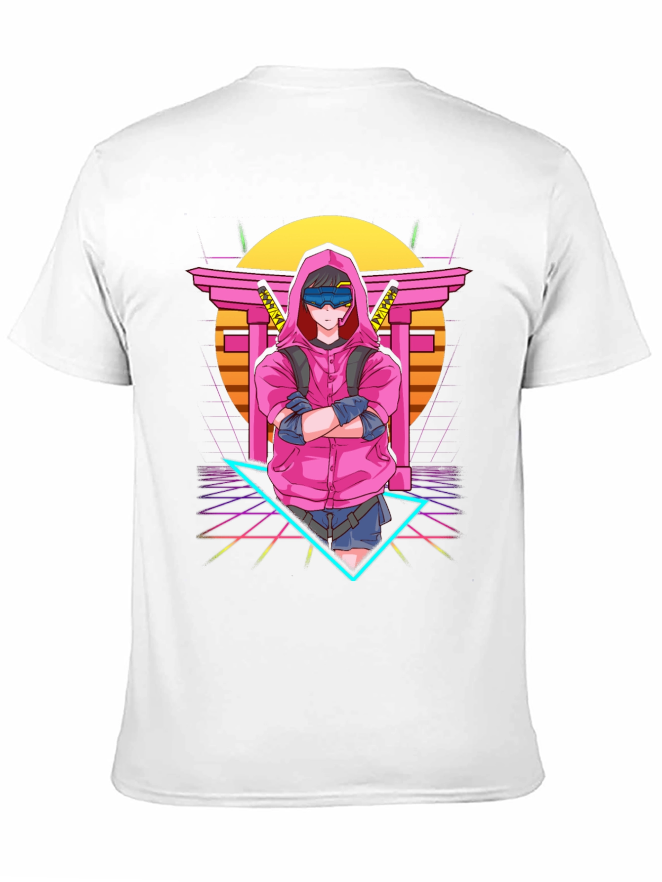 Anime Cyberpunk T-Shirt: Retro Style Graphic Tee