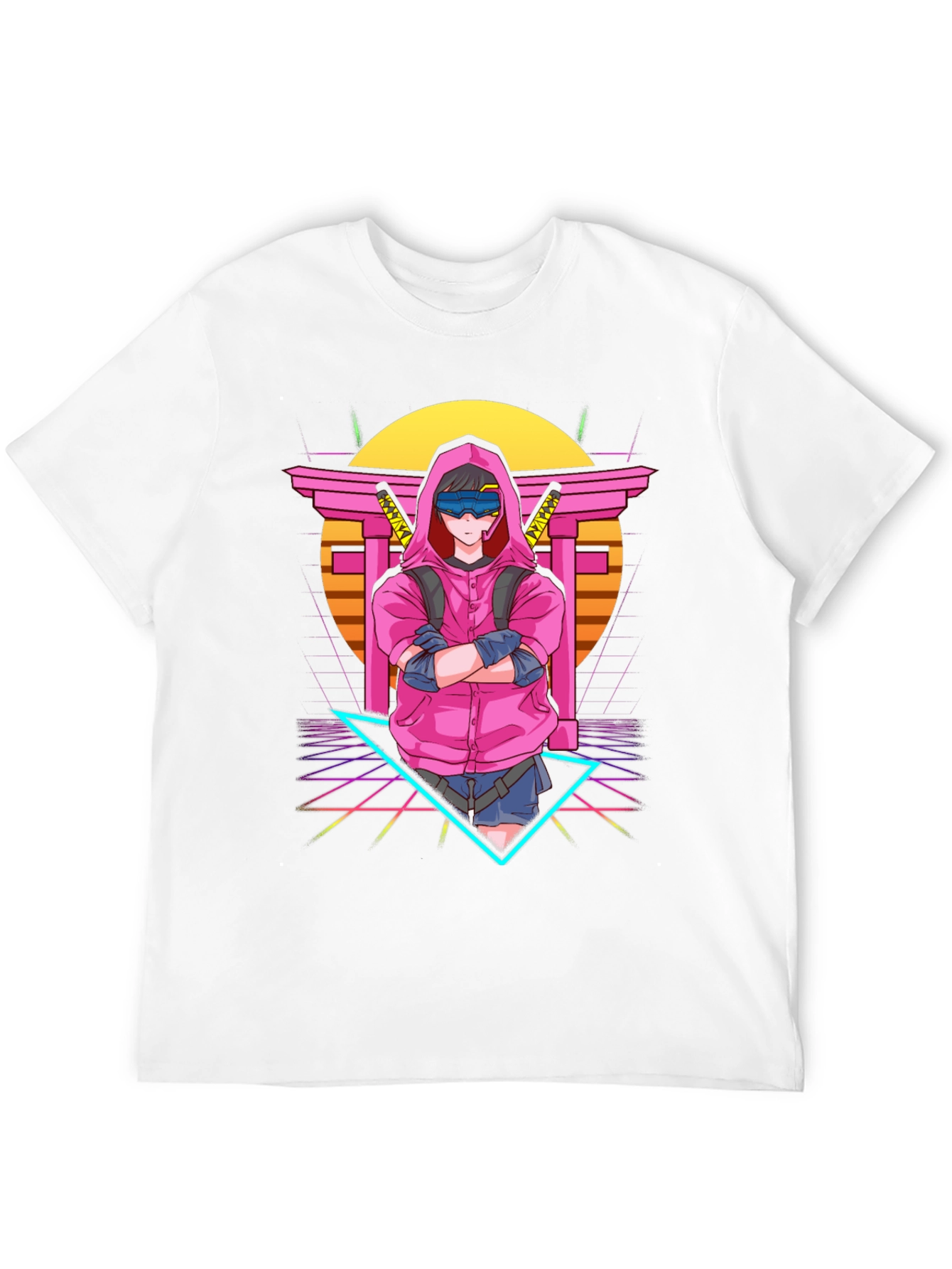 Anime Cyberpunk T-Shirt: Retro Style Graphic Tee