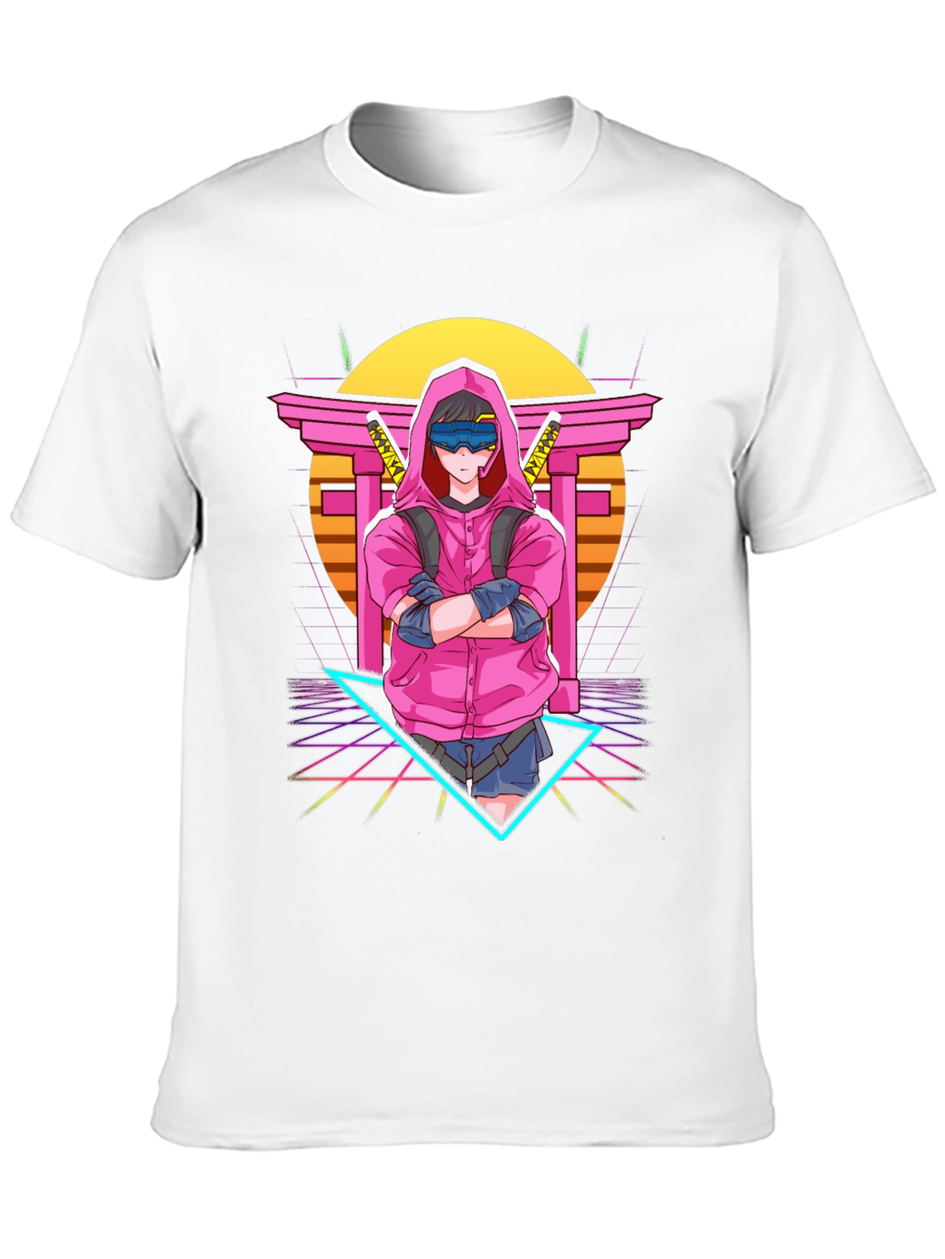 Anime Cyberpunk T-Shirt: Retro Style Graphic Tee