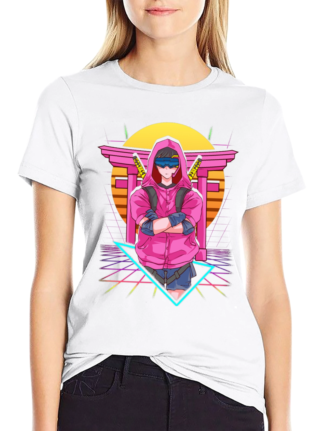 Anime Cyberpunk T-Shirt: Retro Style Graphic Tee