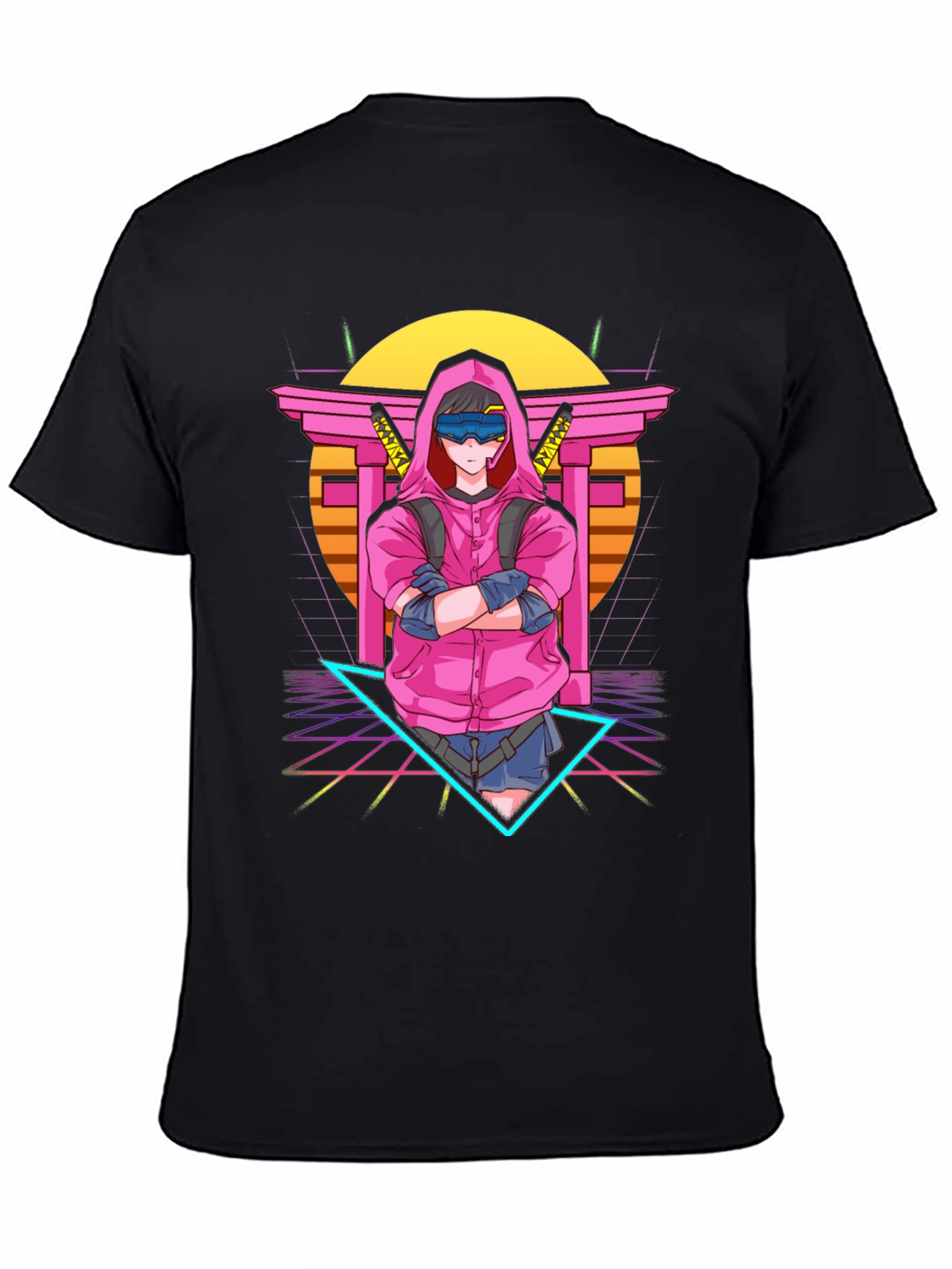 Anime Cyberpunk T-Shirt: Retro Style Graphic Tee