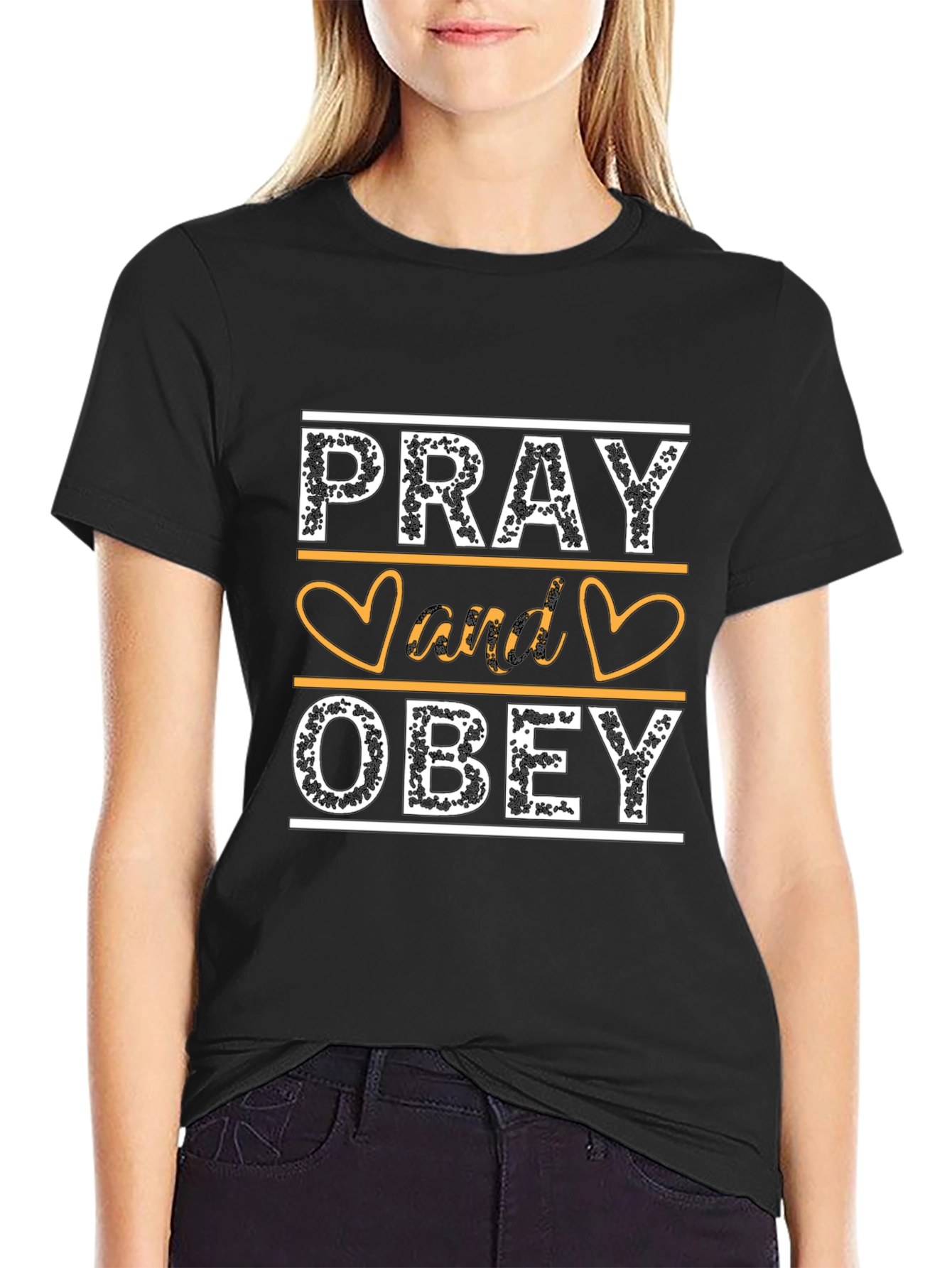 Pray and Obey Graphic T-Shirt