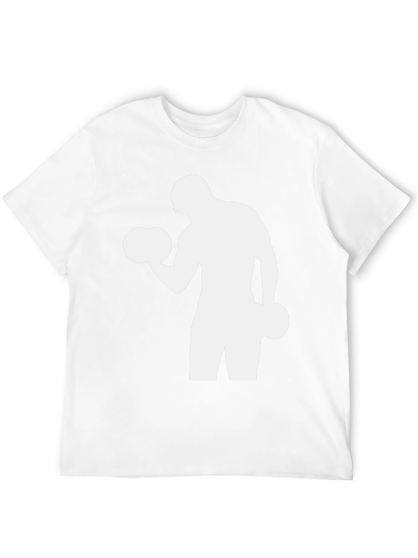 Gym T-Shirt: Fitness Workout Silhouette