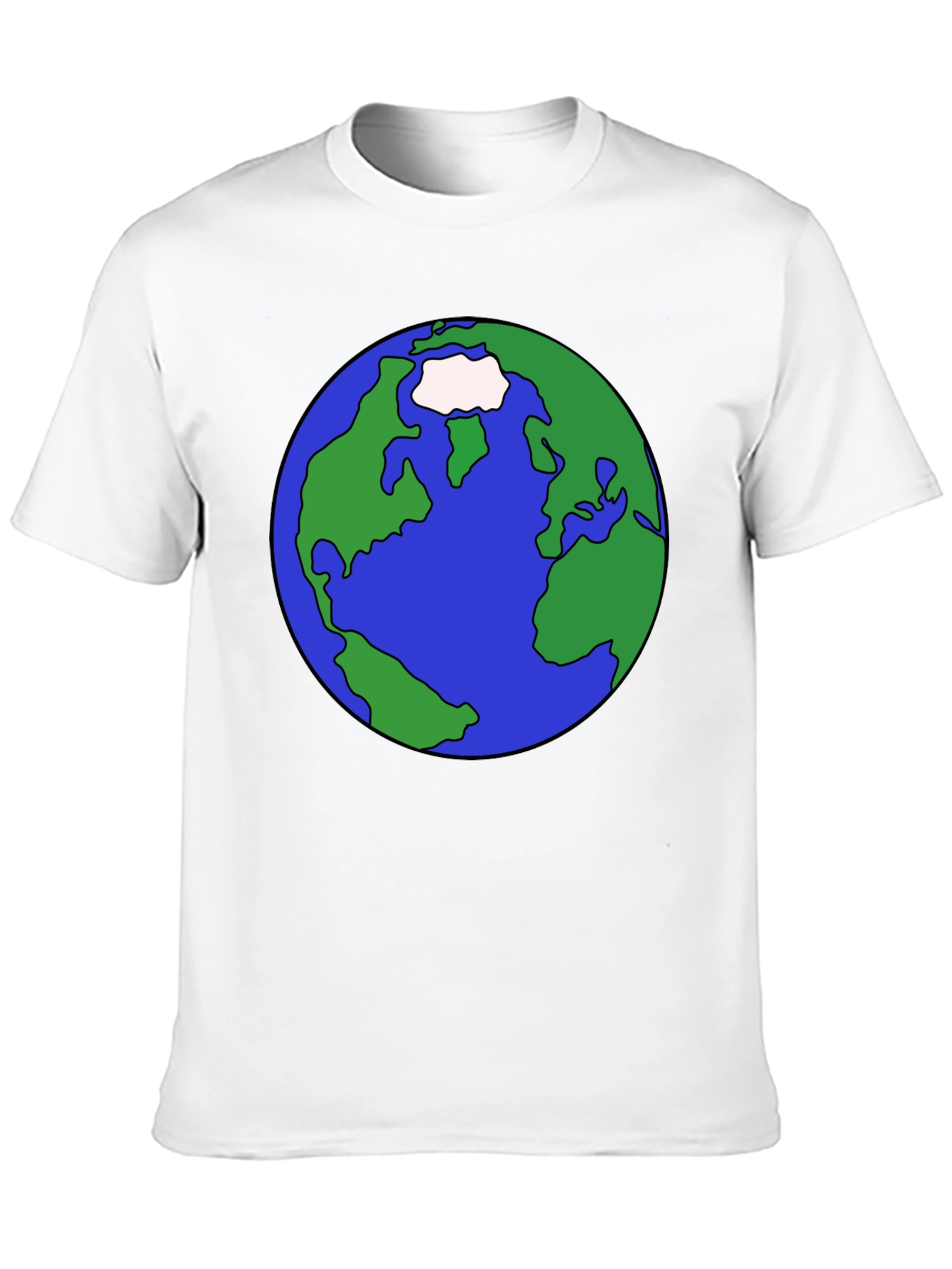 Earth Graphic Tee - Global Awareness Black T-Shirt