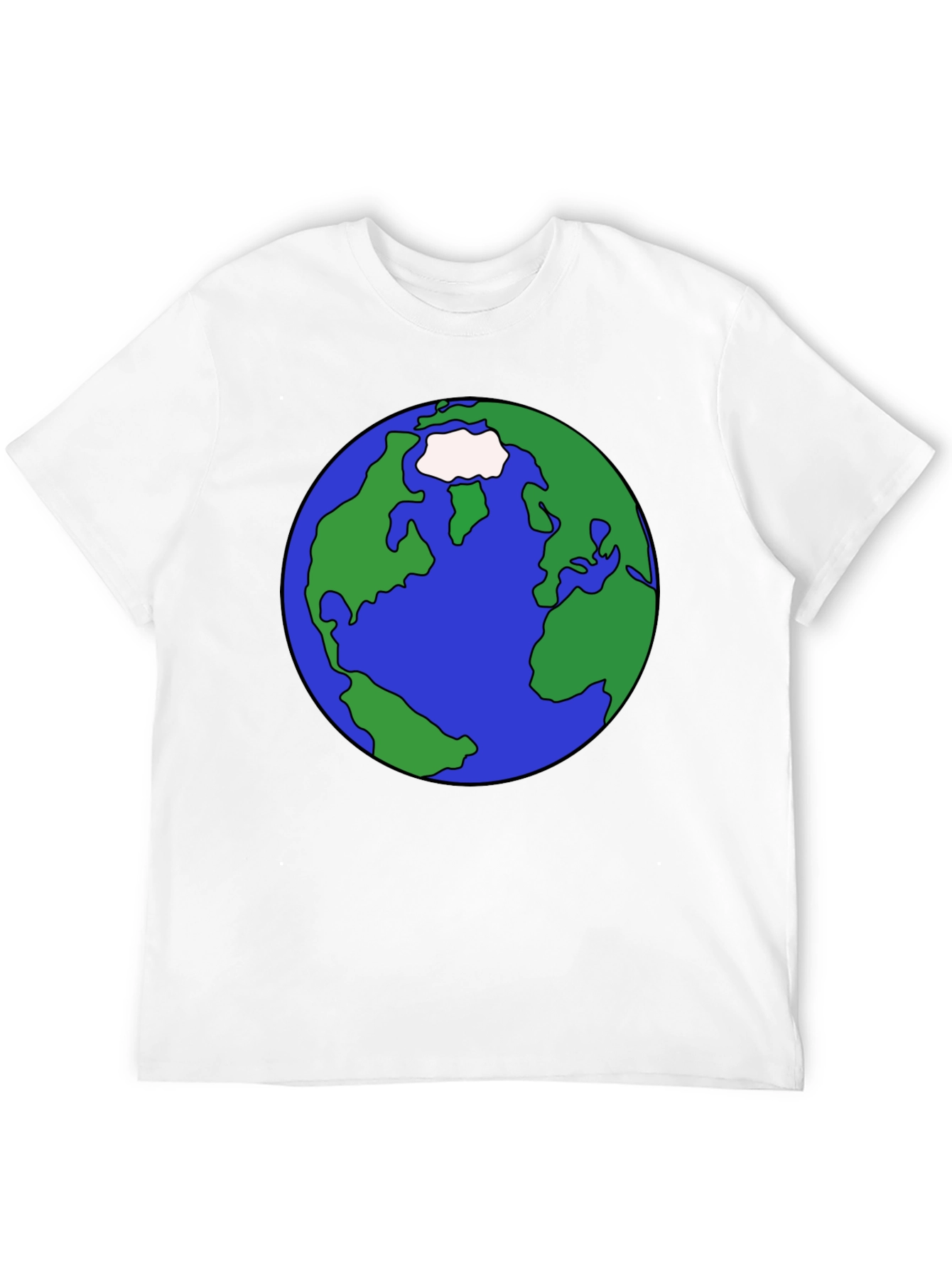 Earth Graphic Tee - Global Awareness Black T-Shirt