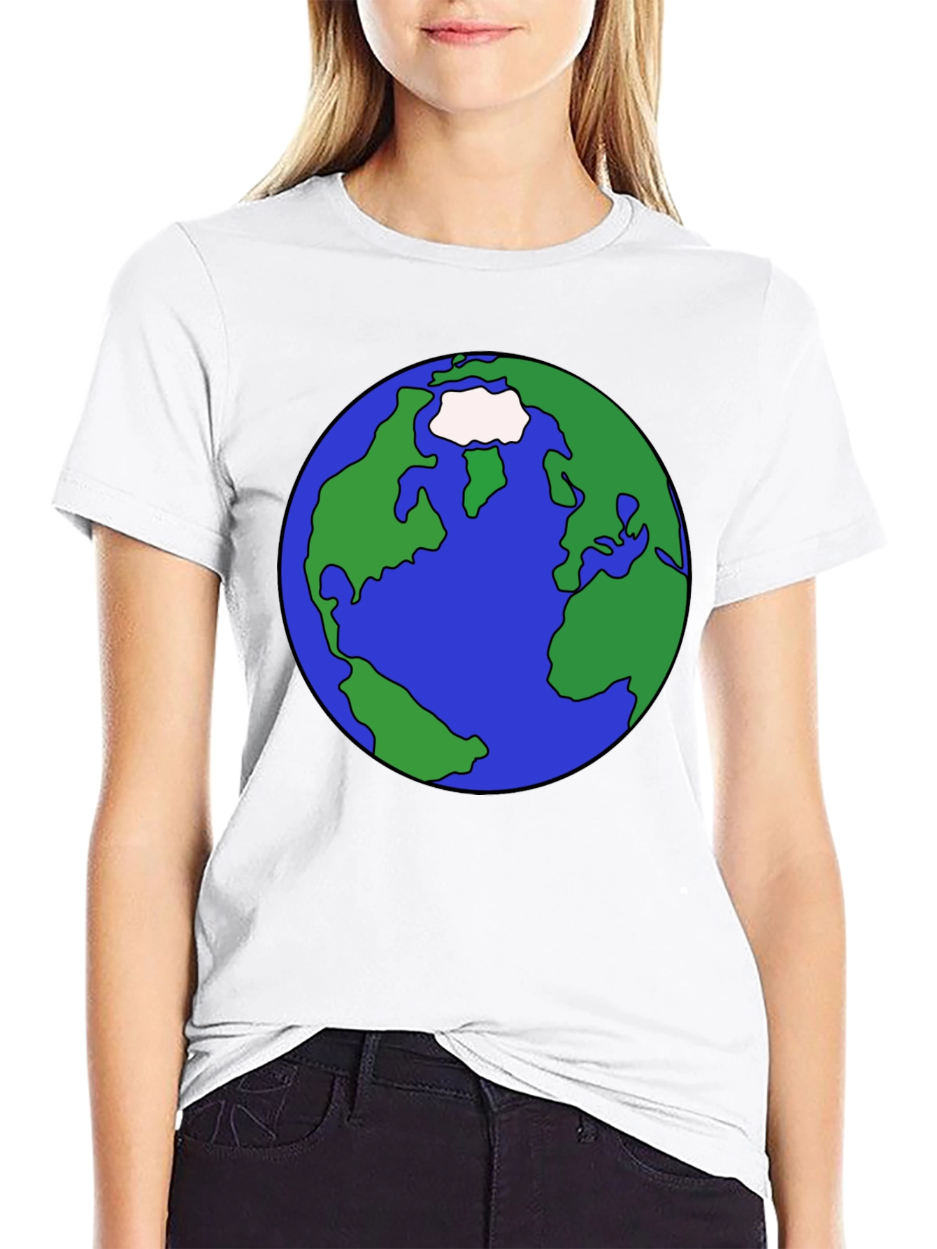 Earth Graphic Tee - Global Awareness Black T-Shirt
