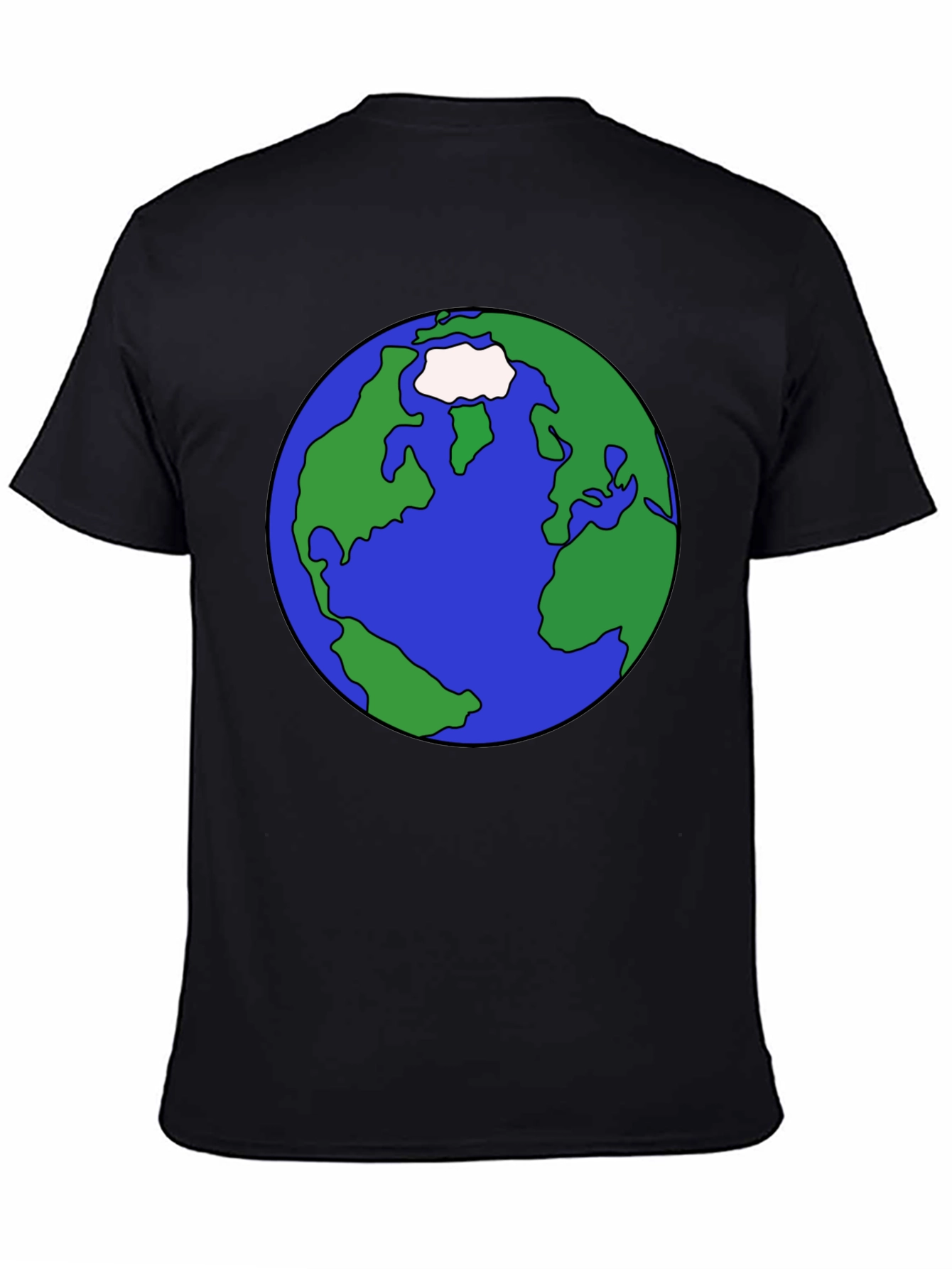 Earth Graphic Tee - Global Awareness Black T-Shirt