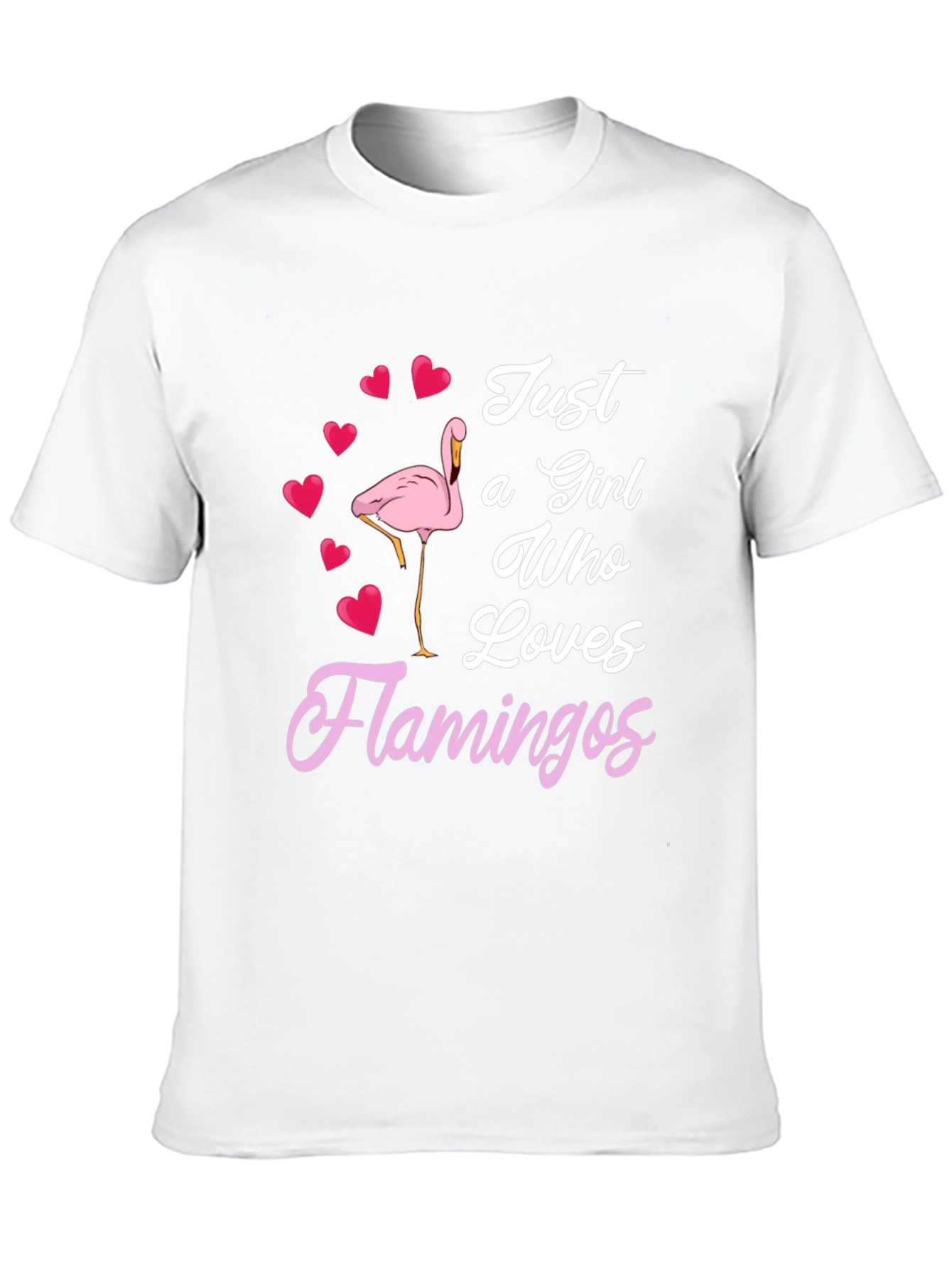 Just a Girl Who Loves Flamingos T-Shirt