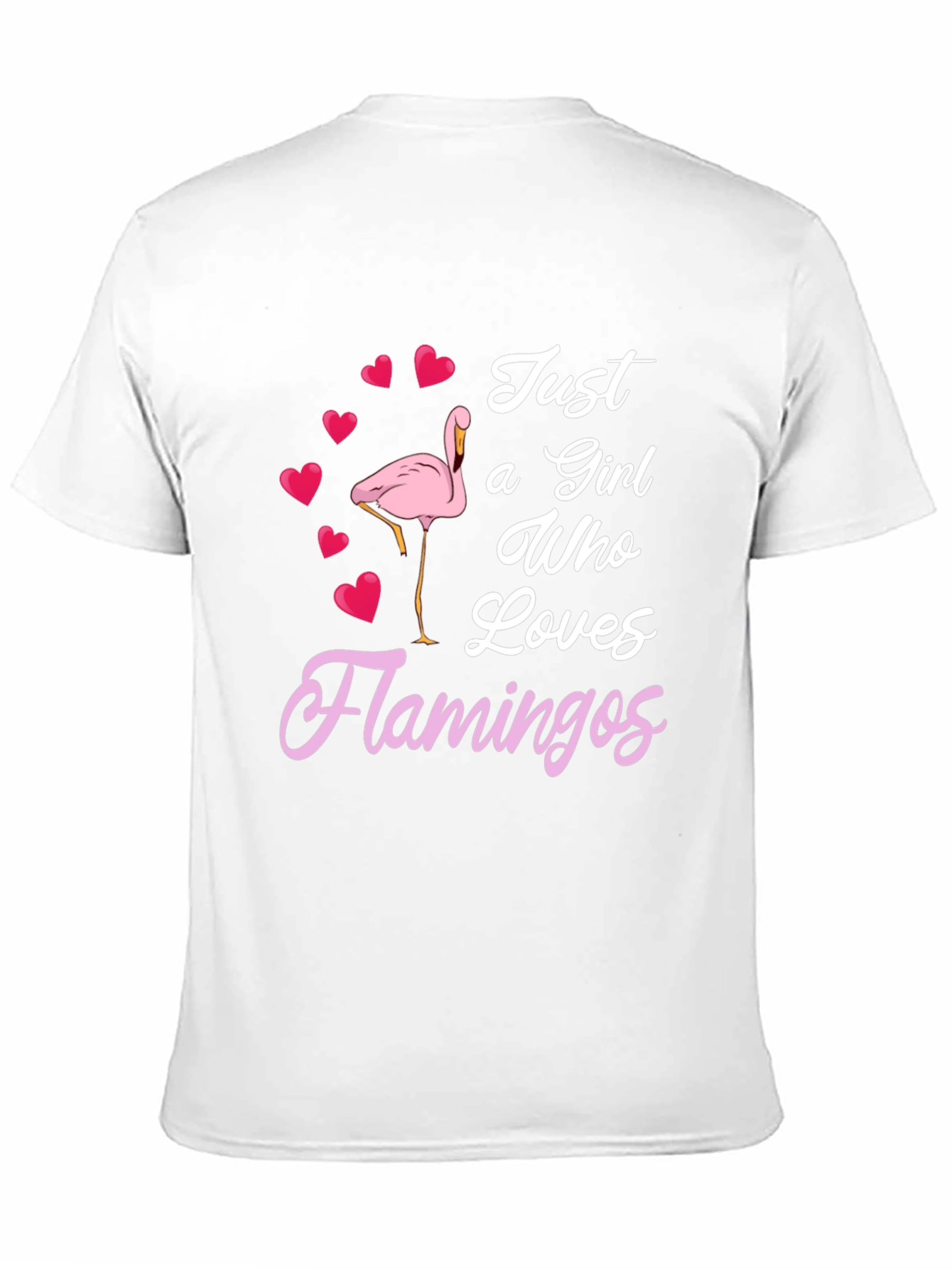 Just a Girl Who Loves Flamingos T-Shirt