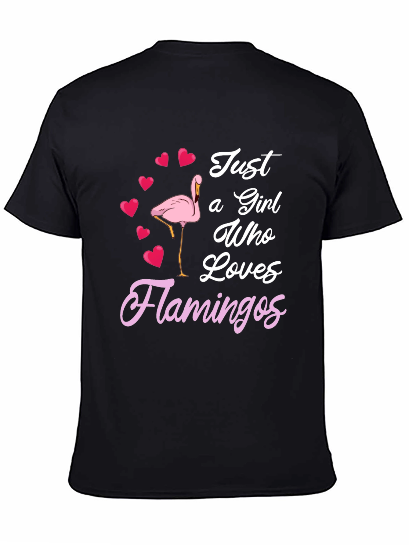 Just a Girl Who Loves Flamingos T-Shirt