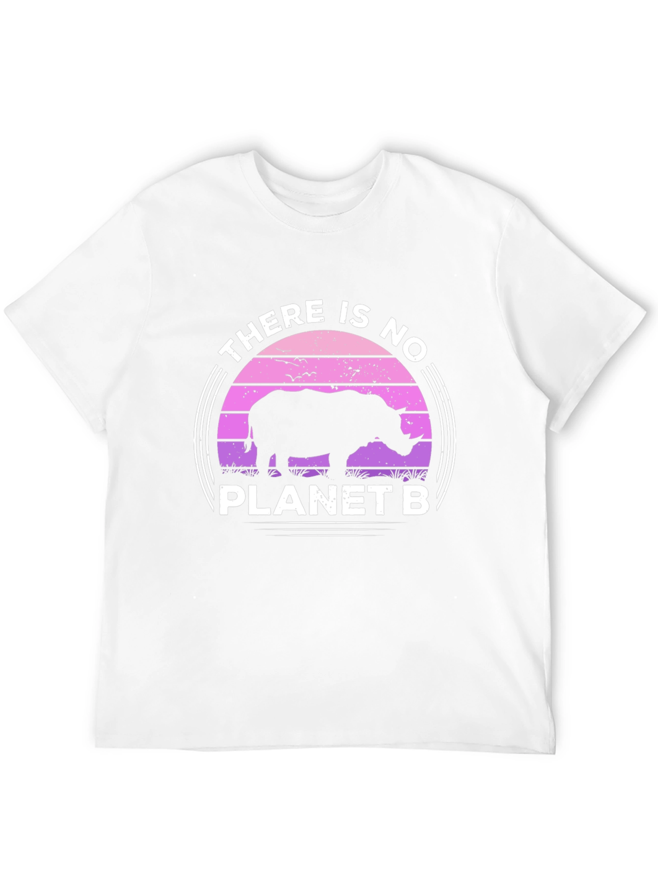 No Planet B Rhino Graphic Tee - Eco-Friendly Shirt