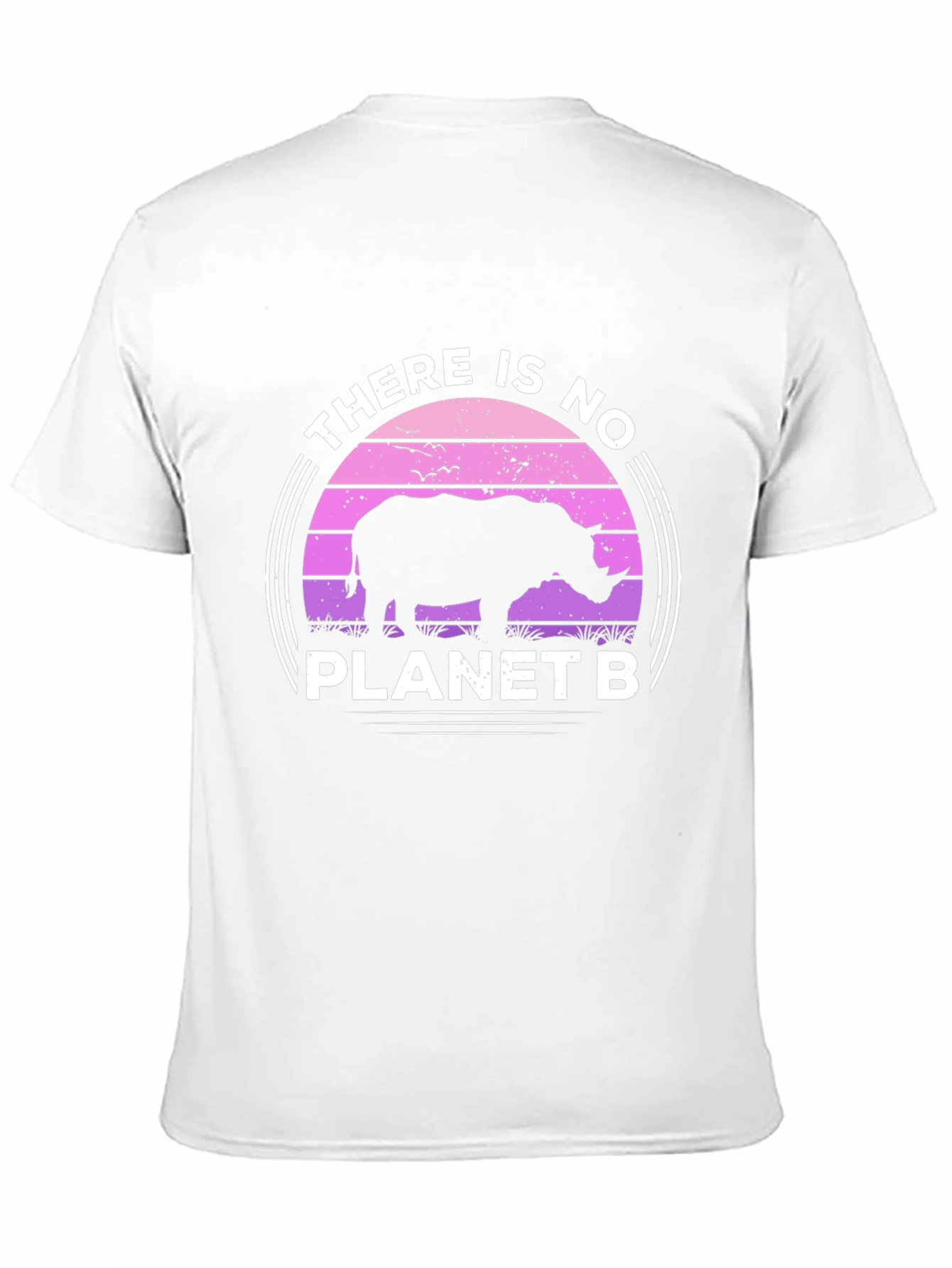 No Planet B Rhino Graphic Tee - Eco-Friendly Shirt
