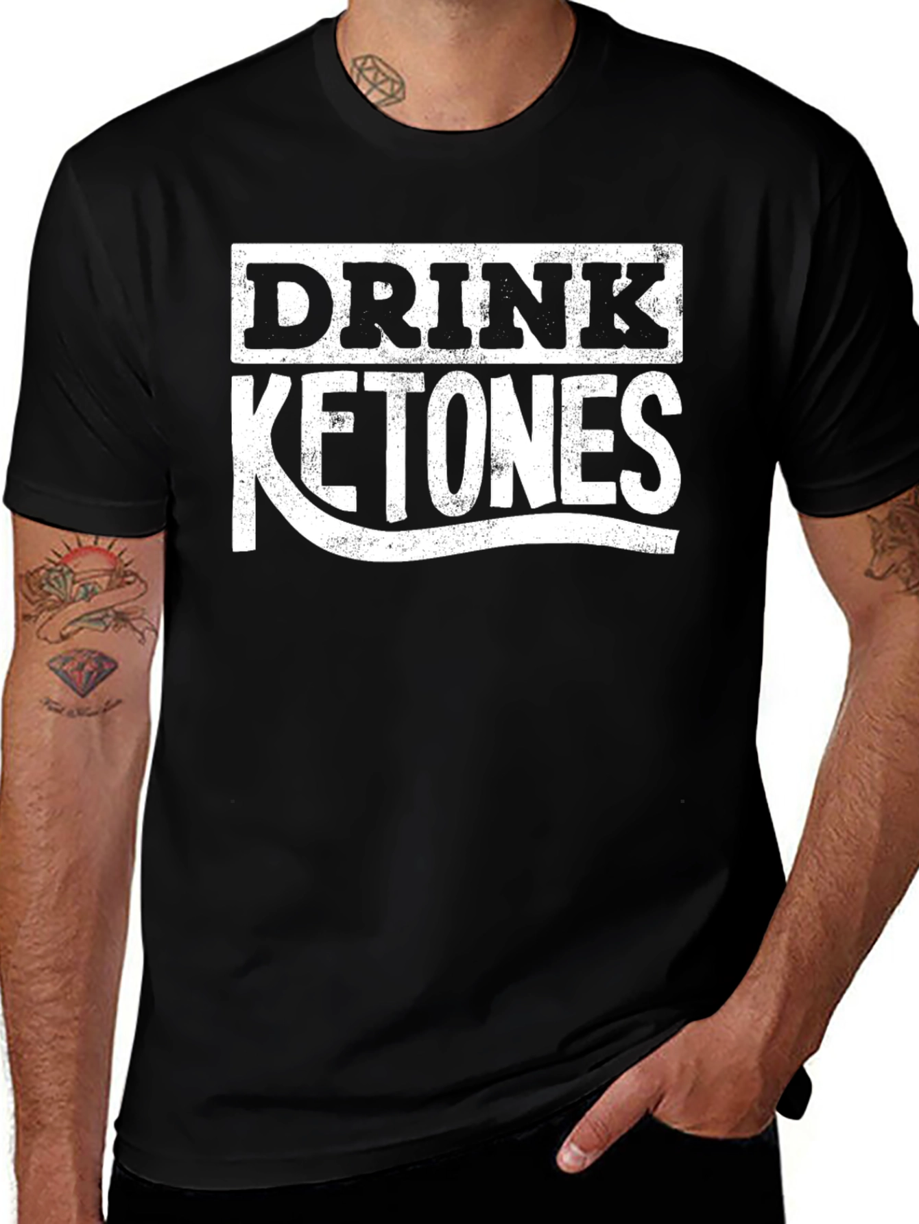Drink Ketones T-Shirt - Keto Lifestyle Apparel