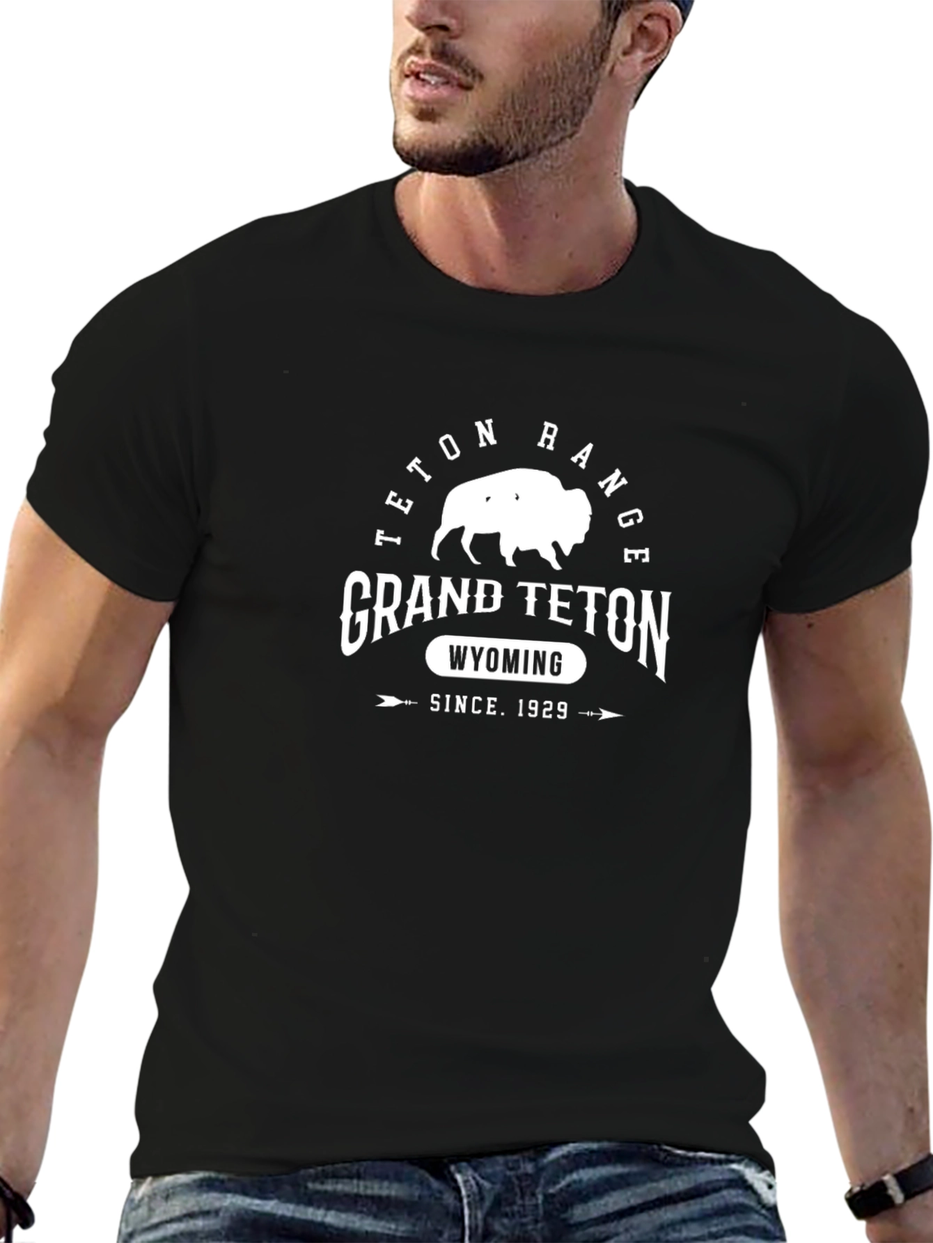 Grand Teton Graphic Tee - Wyoming Bison