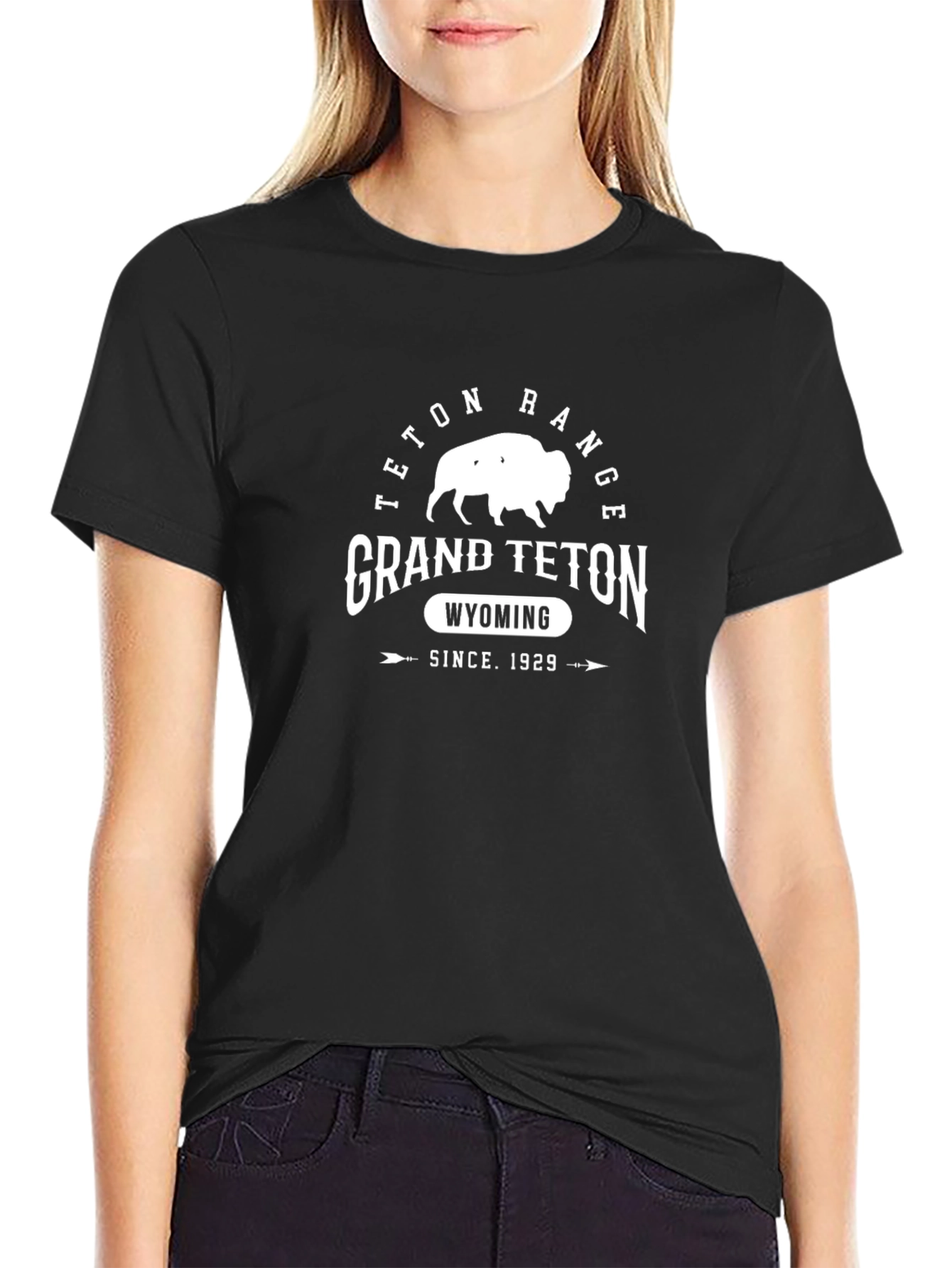 Grand Teton Graphic Tee - Wyoming Bison