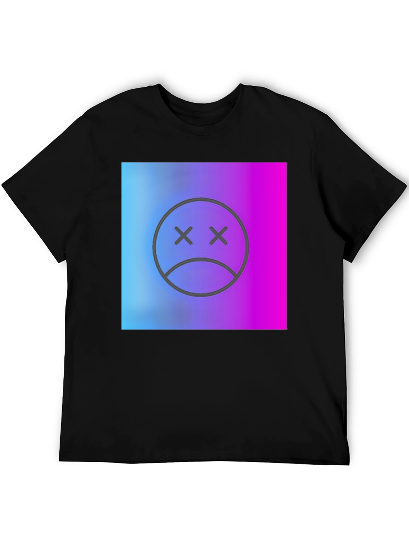Sad Face Gradient T-Shirt