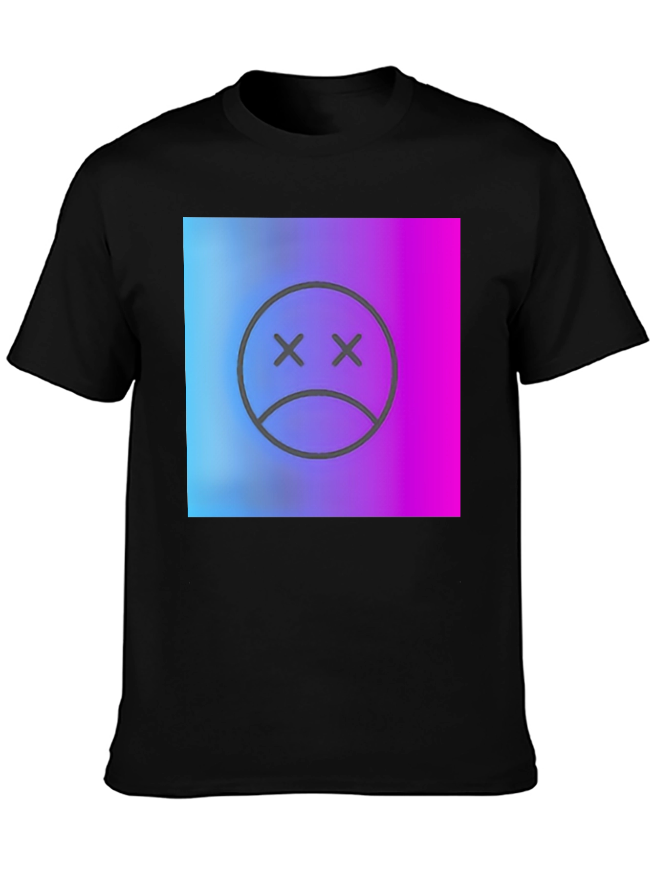 Sad Face Gradient T-Shirt