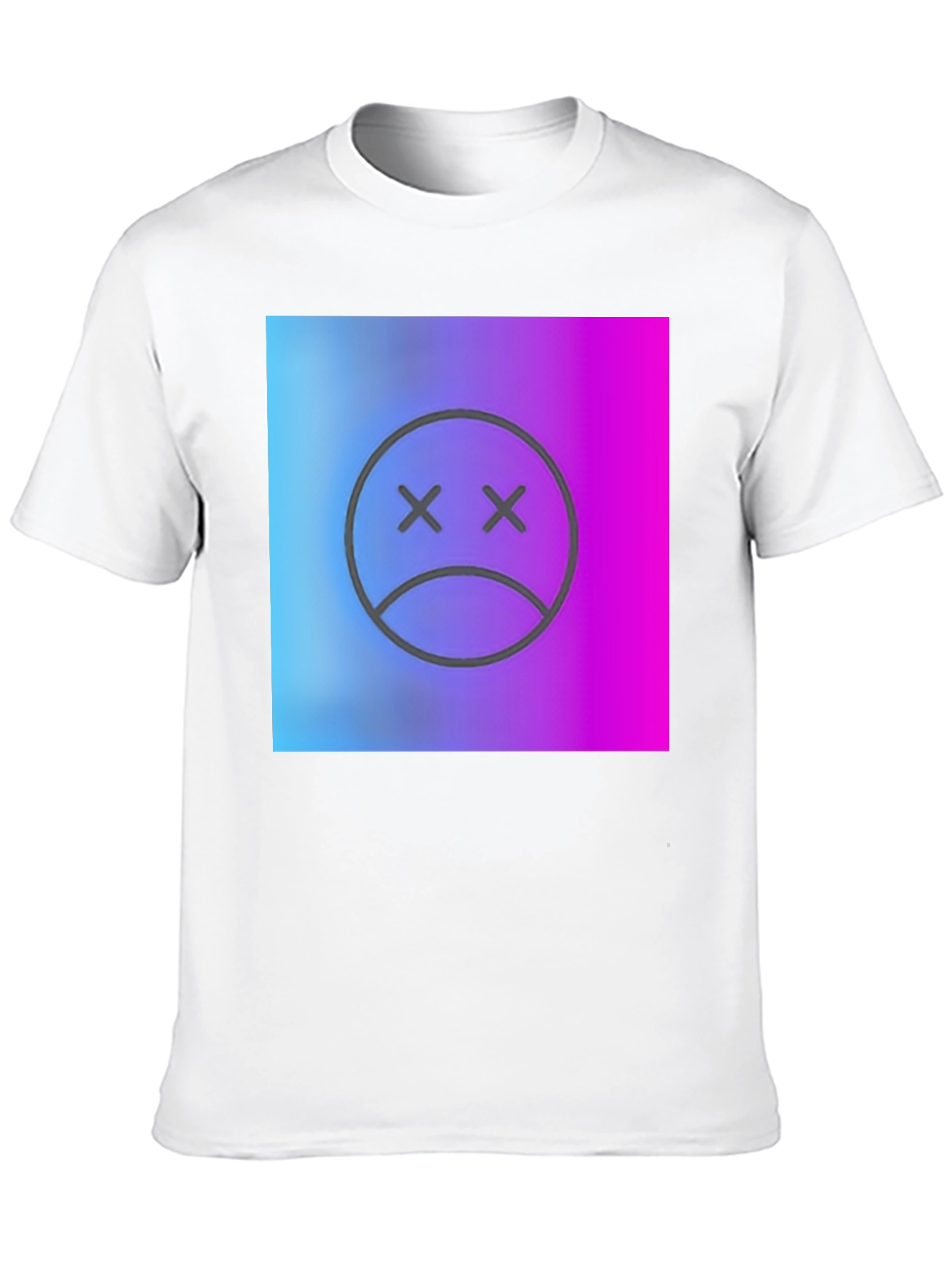 Sad Face Gradient T-Shirt