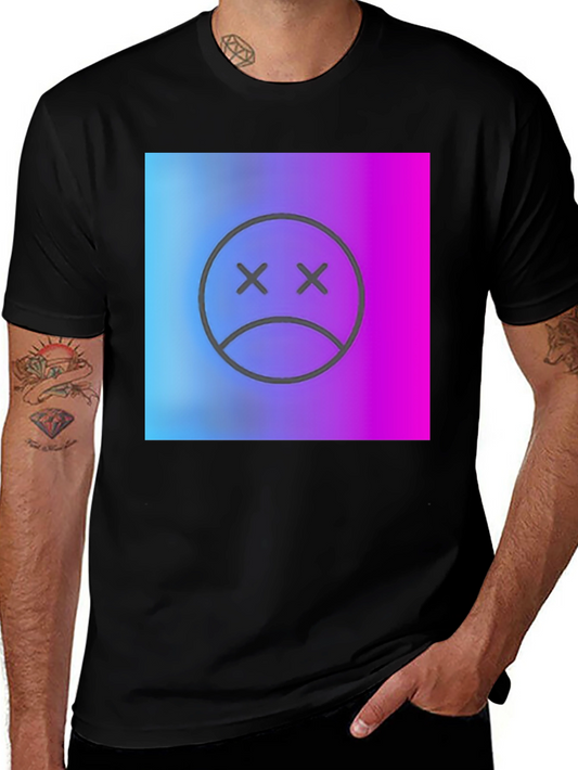 Sad Face Gradient T-Shirt