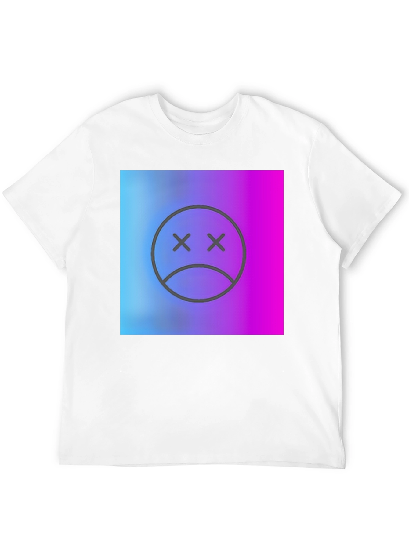Sad Face Gradient T-Shirt