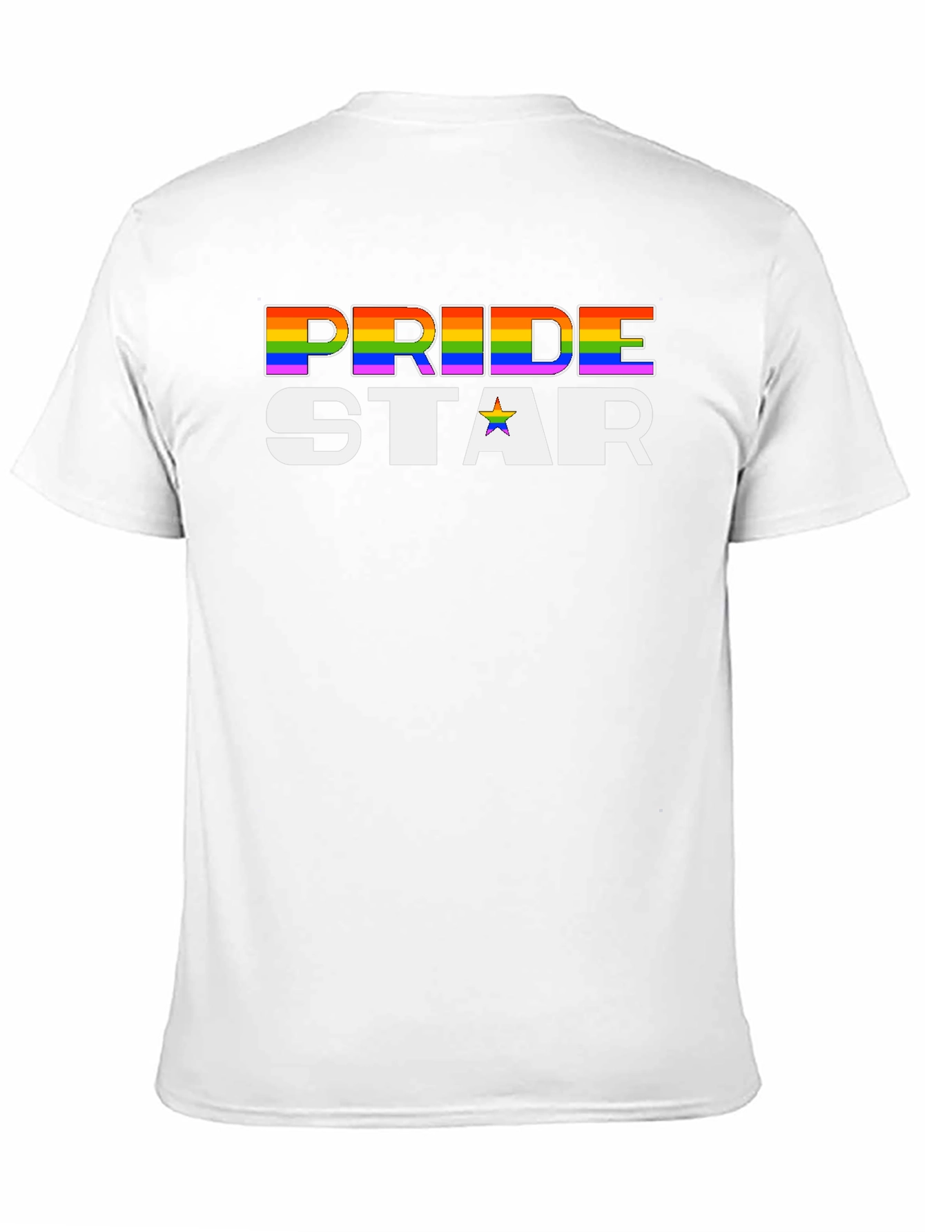 Pride Star Graphic T-Shirt - Black