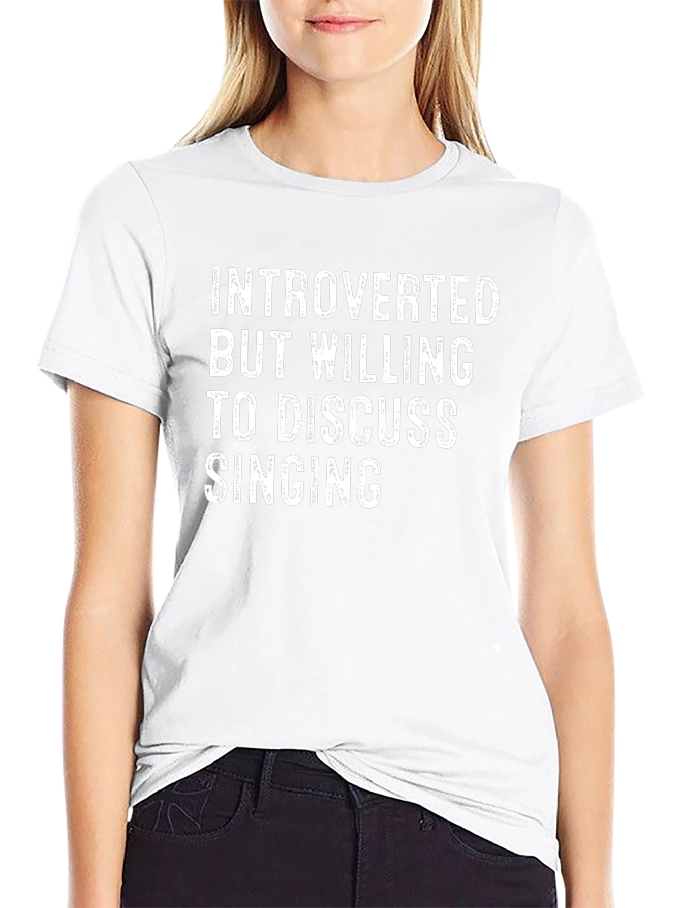Introverted Singing T-Shirt Funny Singer Tee