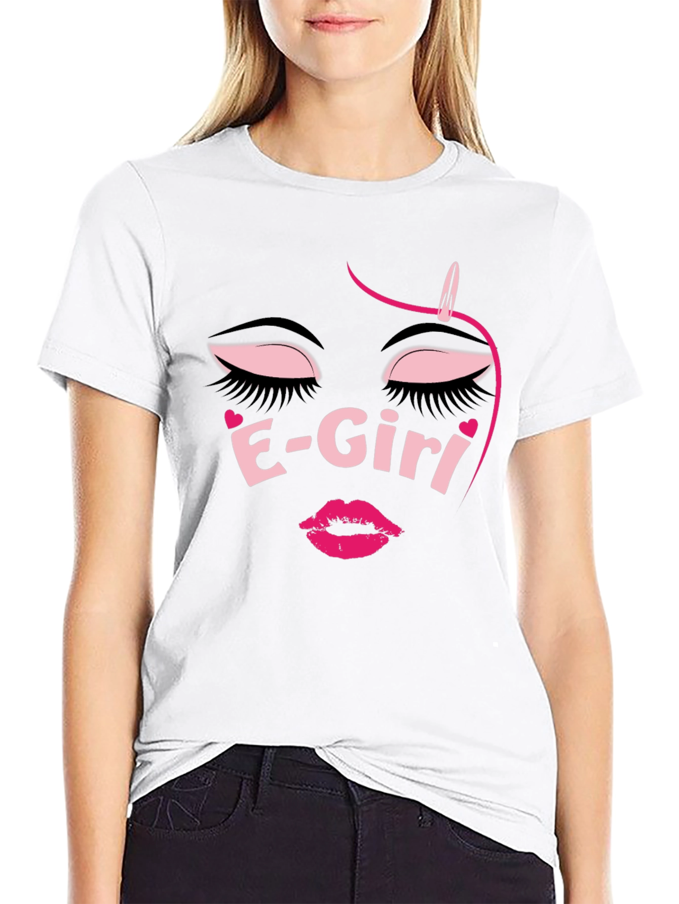 E-Girl Graphic Tee - Trendy Style