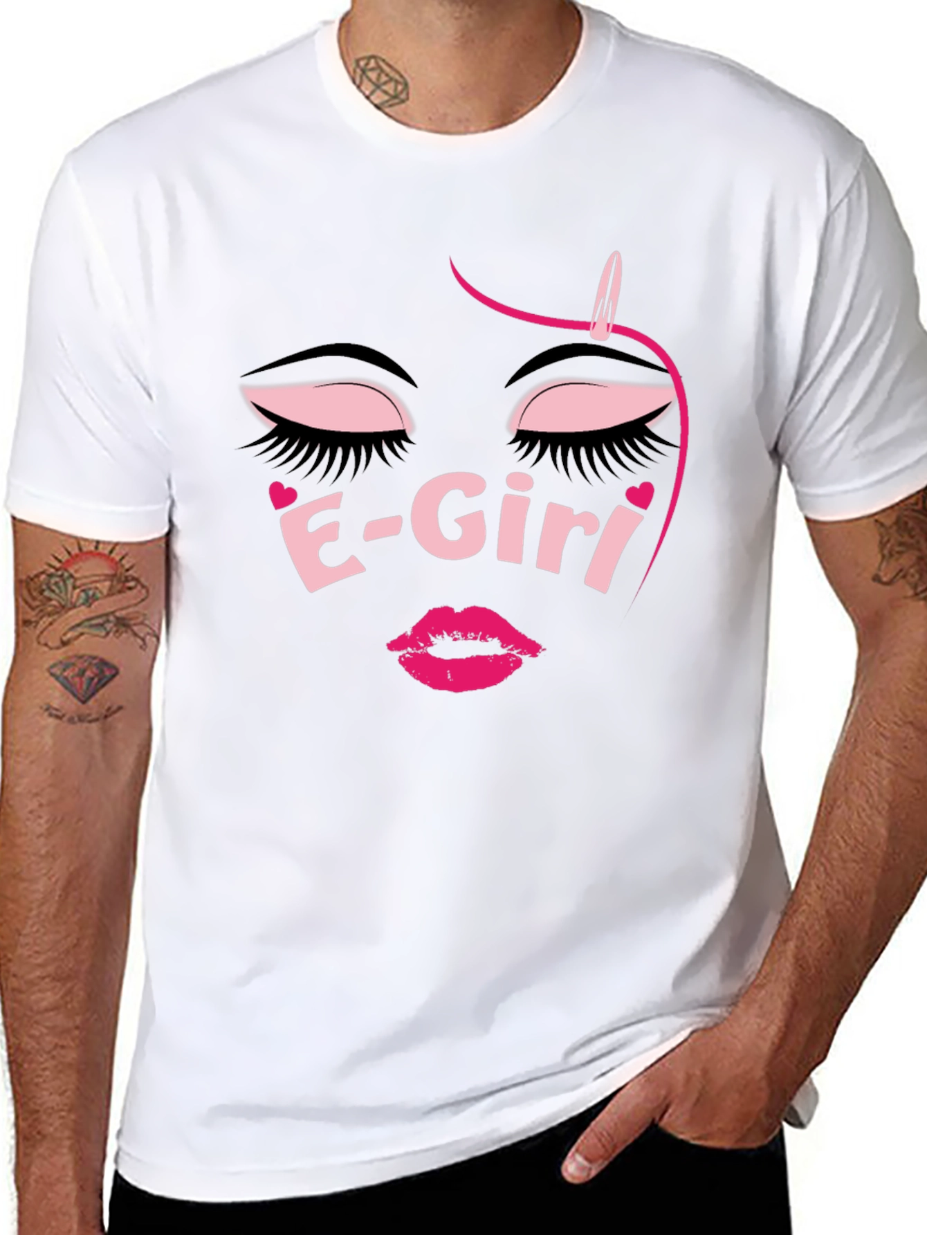 E-Girl Graphic Tee - Trendy Style