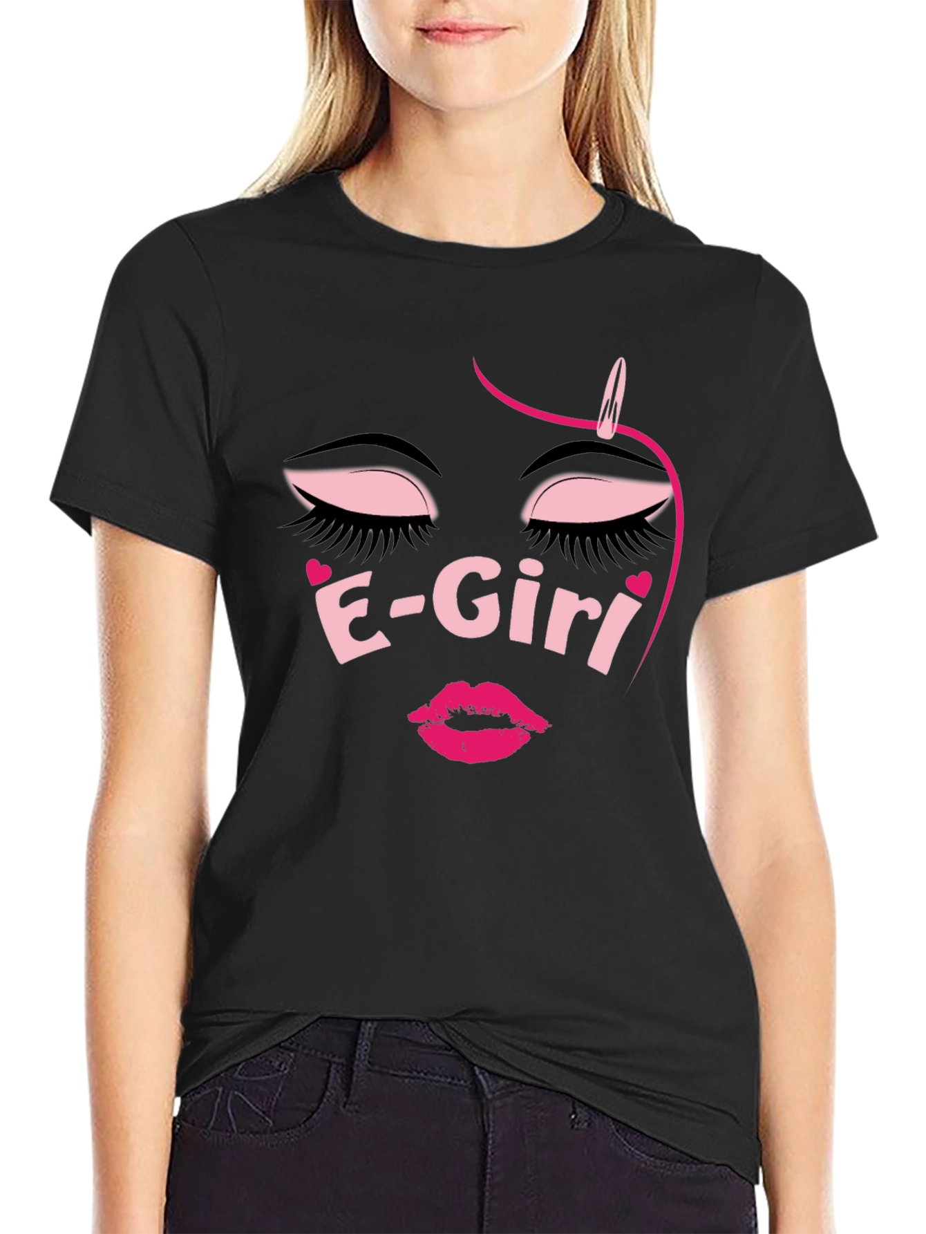 E-Girl Graphic Tee - Trendy Style