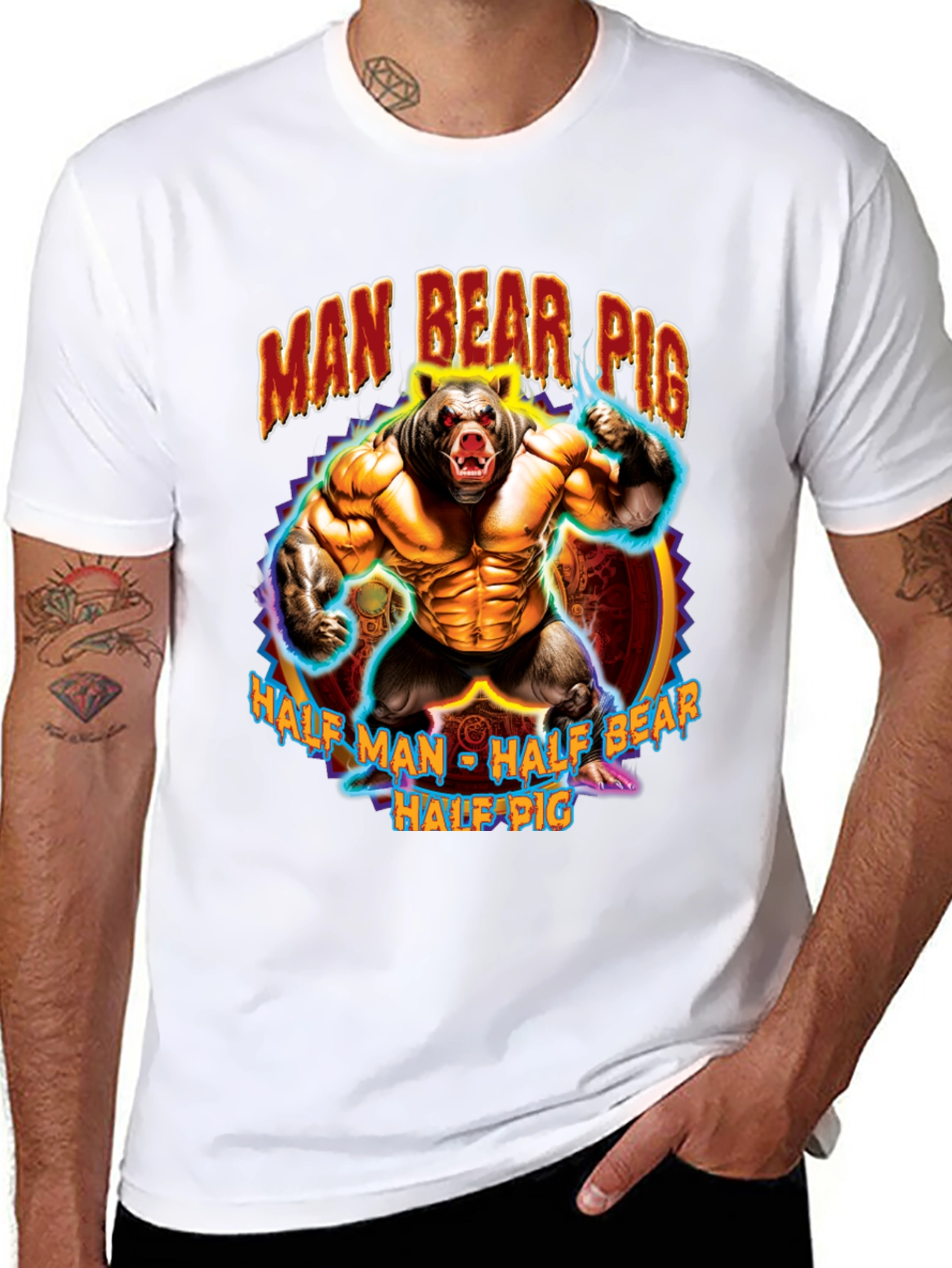 Man Bear Pig Graphic T-Shirt