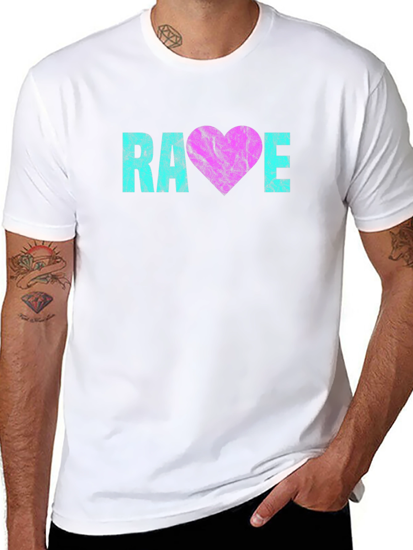 Rave Heart Graphic T-Shirt
