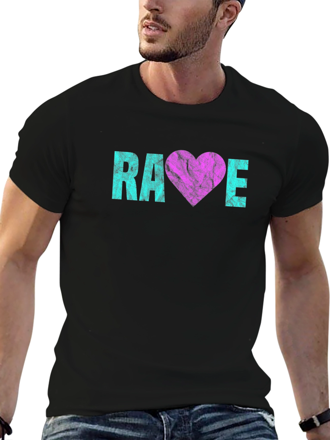 Rave Heart Graphic T-Shirt
