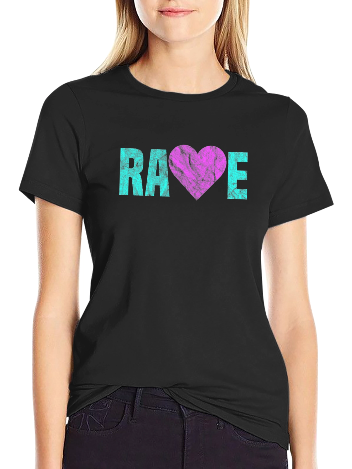 Rave Heart Graphic T-Shirt