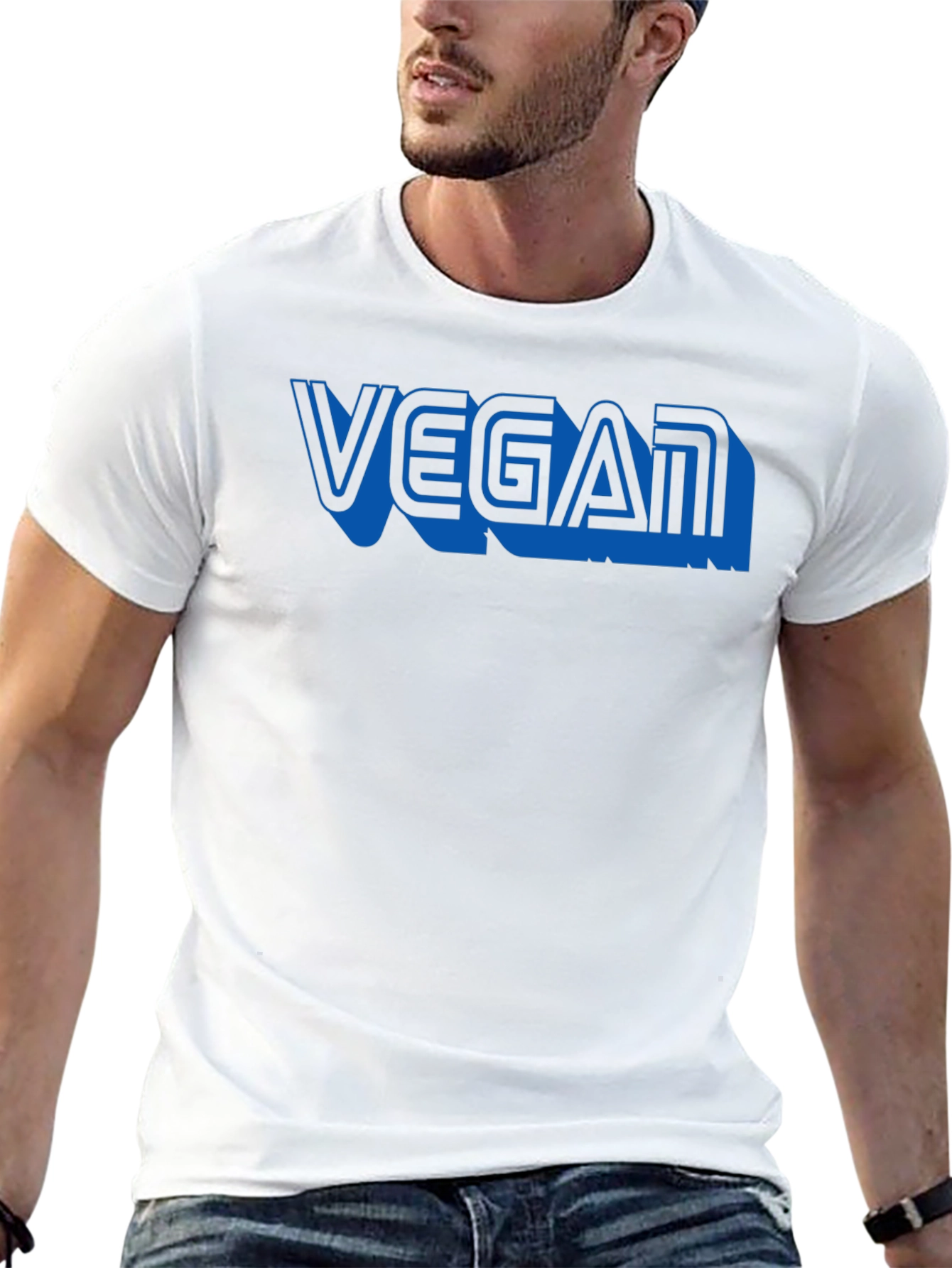 Vegan Graphic Tee - Black