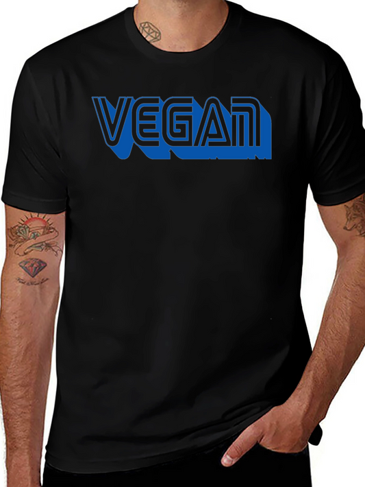 Vegan Graphic Tee - Black