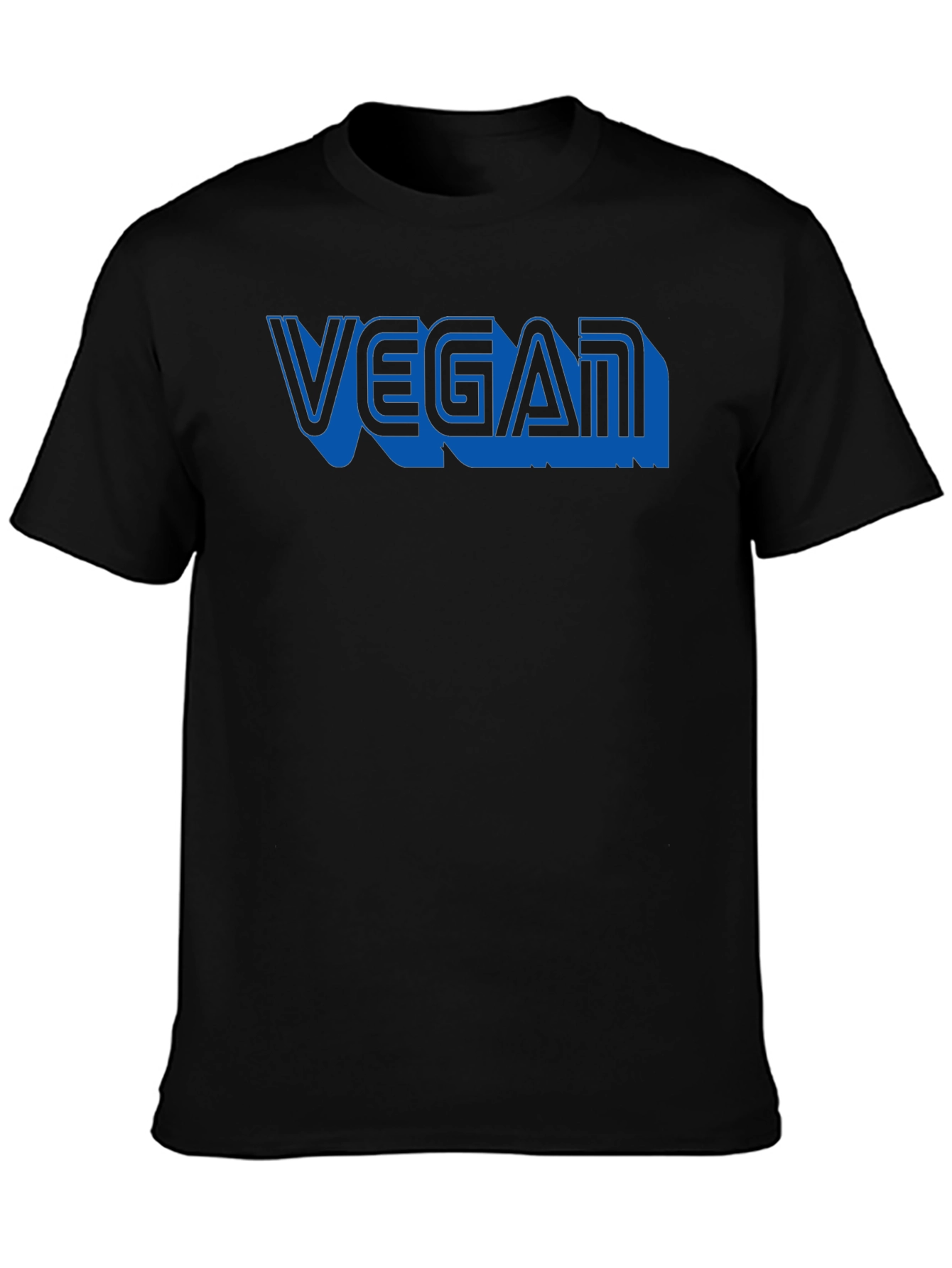 Vegan Graphic Tee - Black