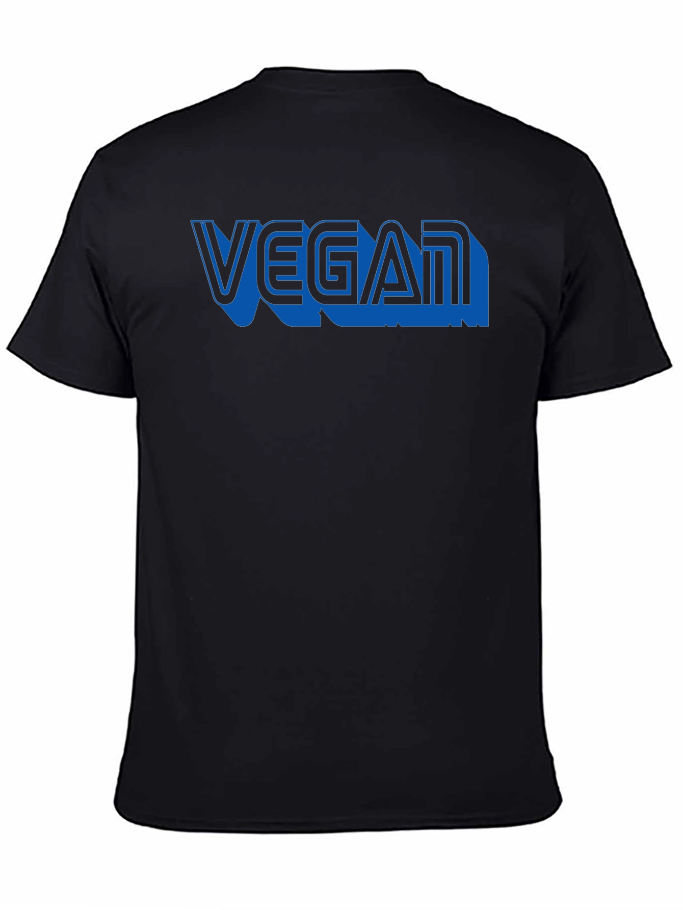 Vegan Graphic Tee - Black