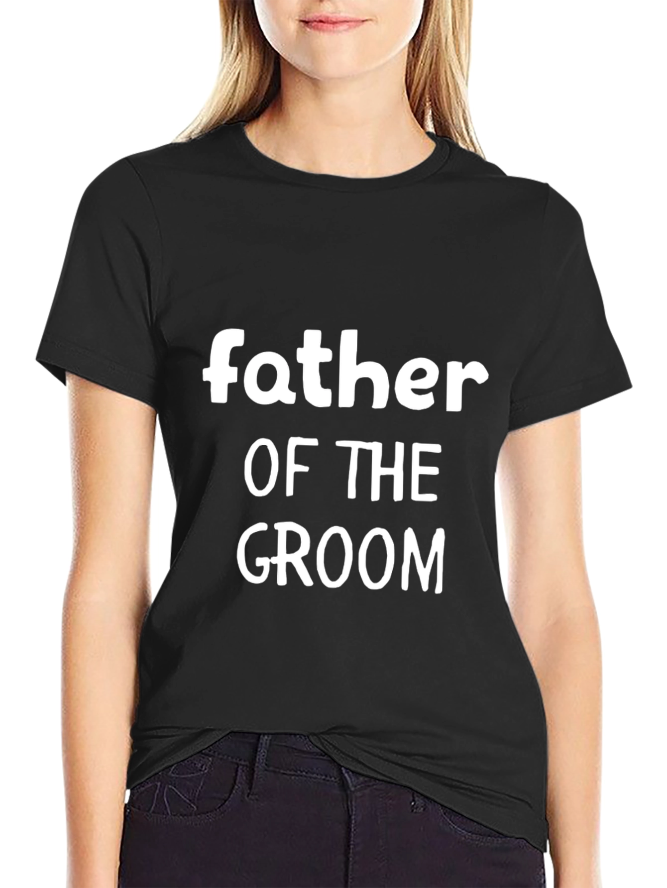 Father of the Groom T-Shirt - Black
