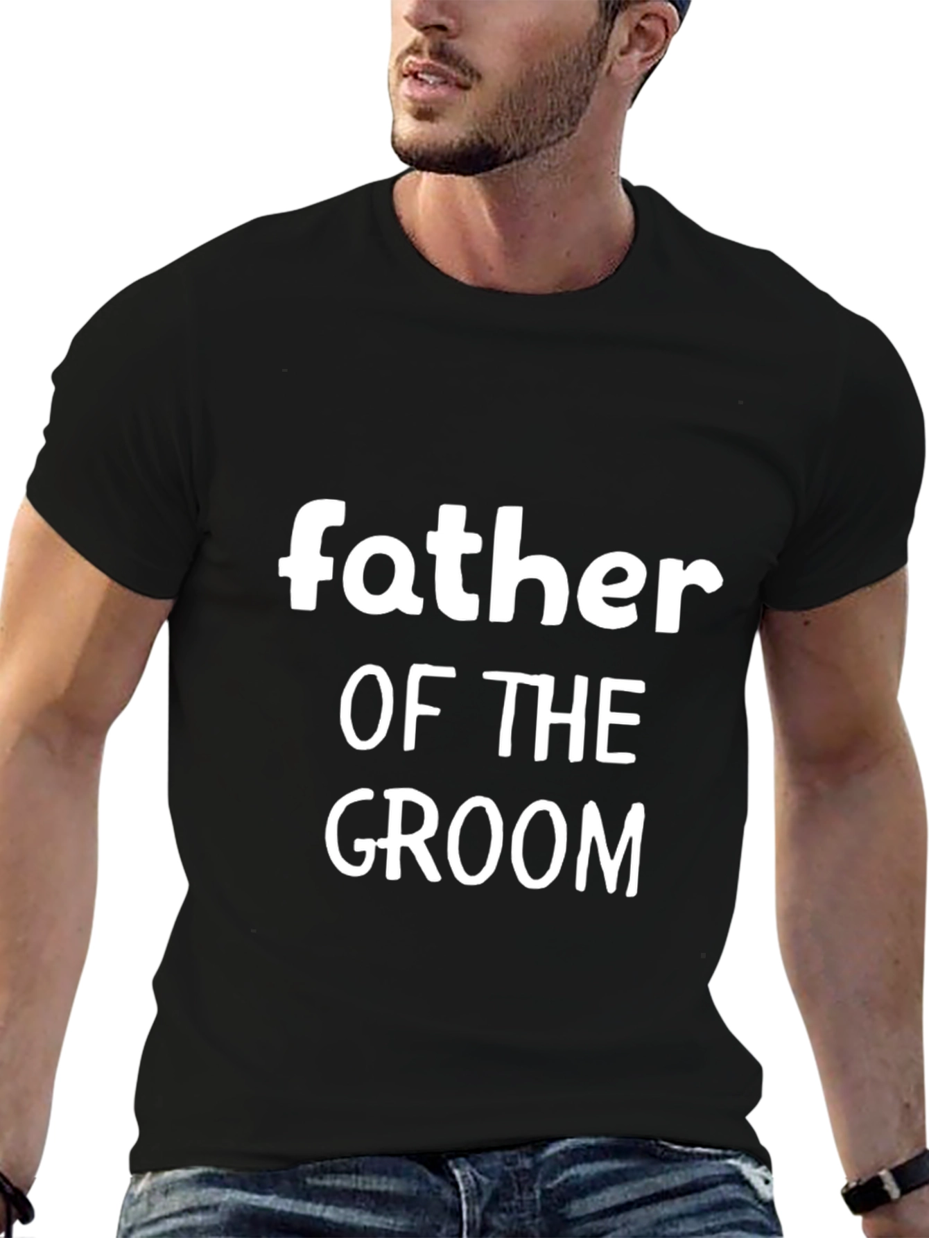Father of the Groom T-Shirt - Black